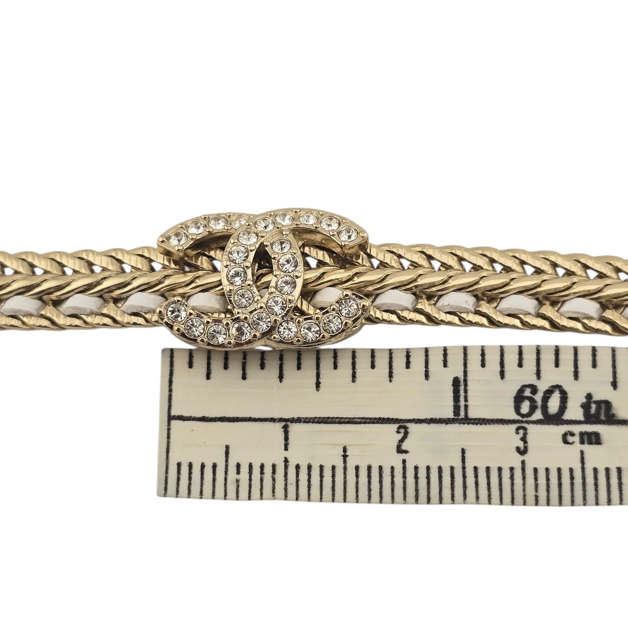 Chanel CC Leather Choker Necklace 2022 CHANEL