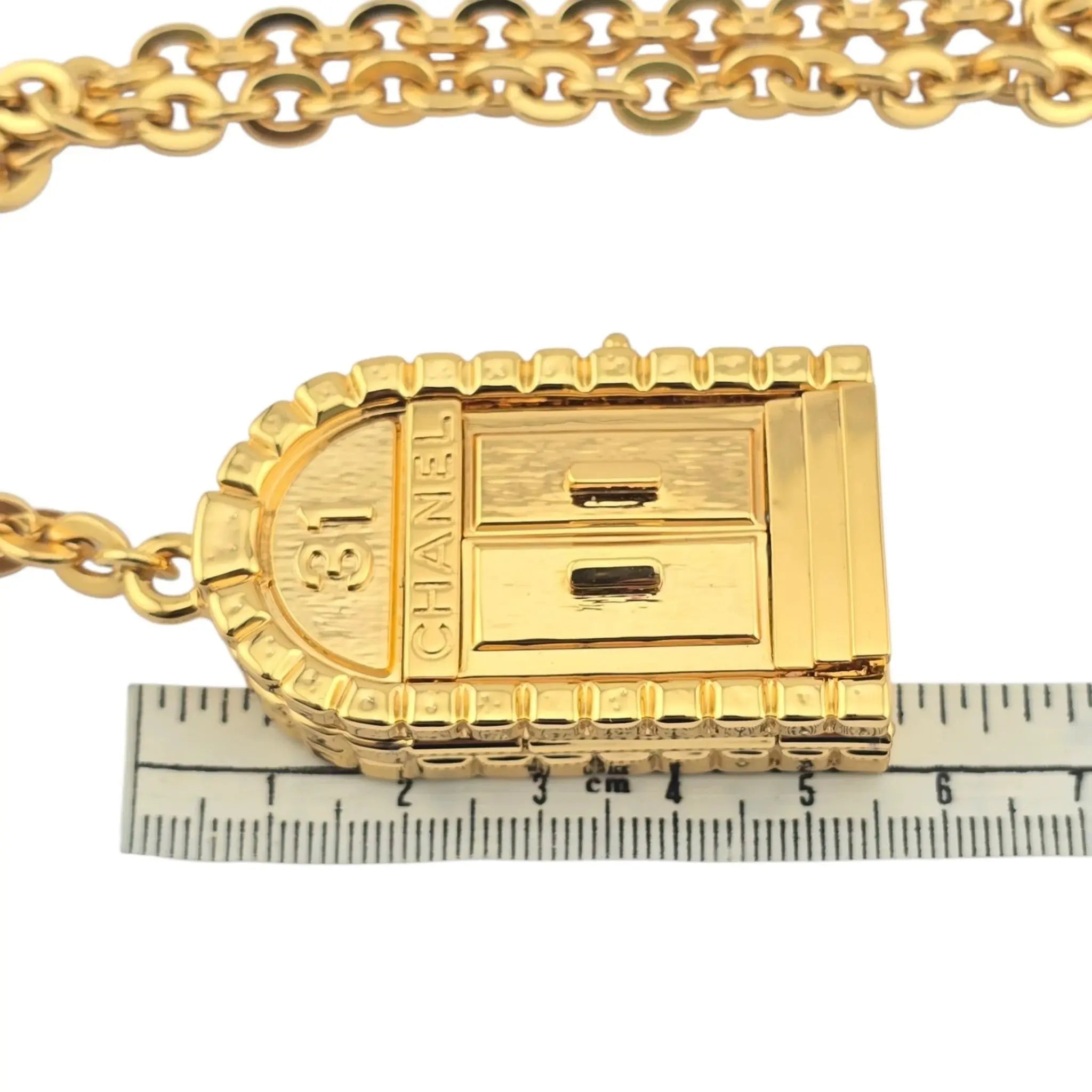Chanel CC 31 Rue Cambon Door Belt Gold CHANEL