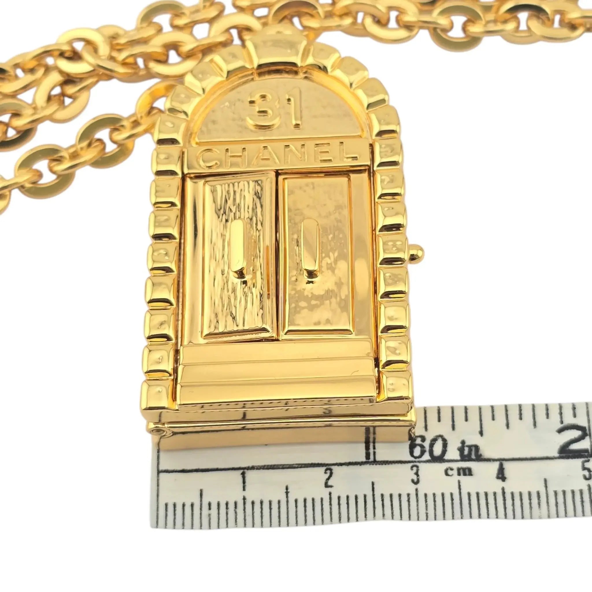 Chanel CC 31 Rue Cambon Door Belt Gold CHANEL