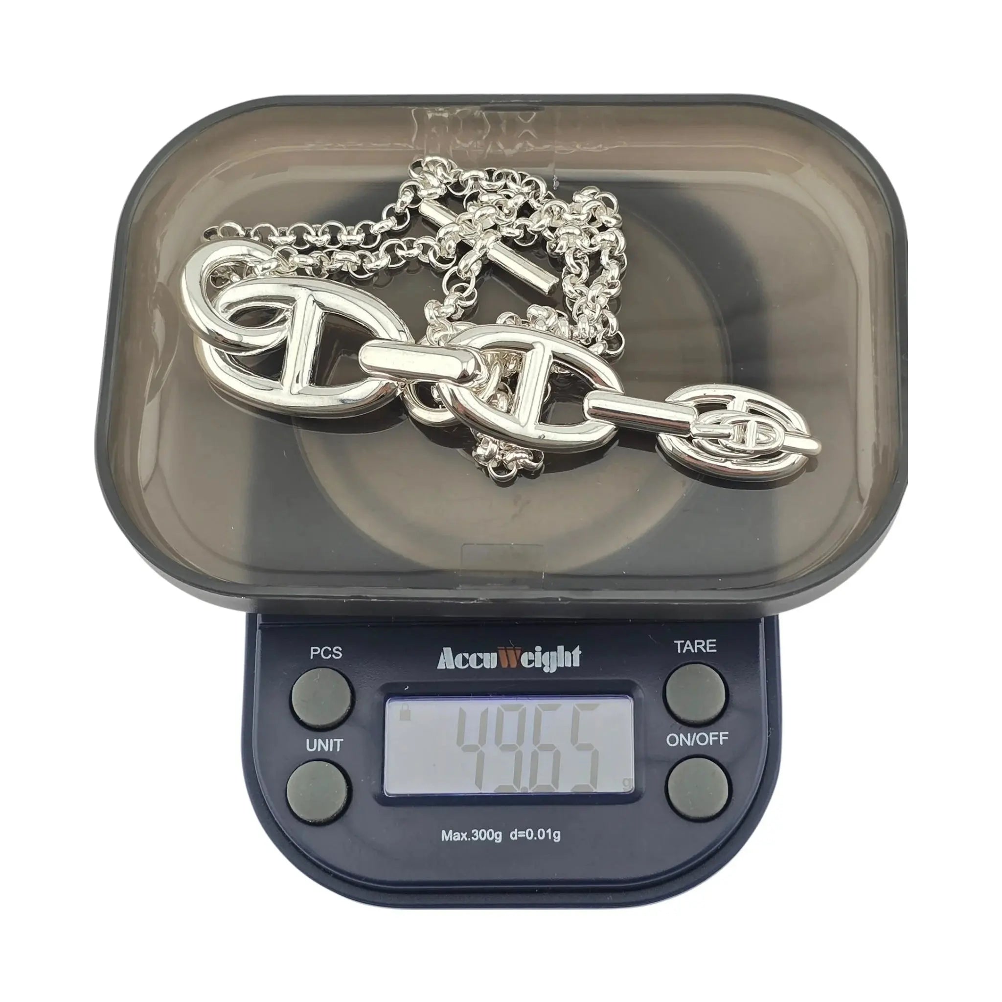 Hermes Chaine d'Ancre Enchainee Pendant Necklace, Very Large Model HERMES