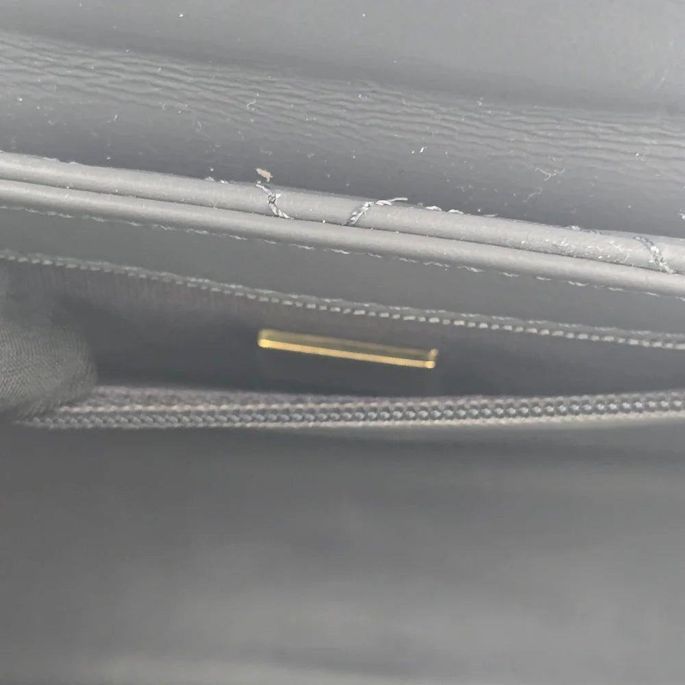 Chanel Small Kelly Re-Edition Grey Shopping Handbag CHANEL