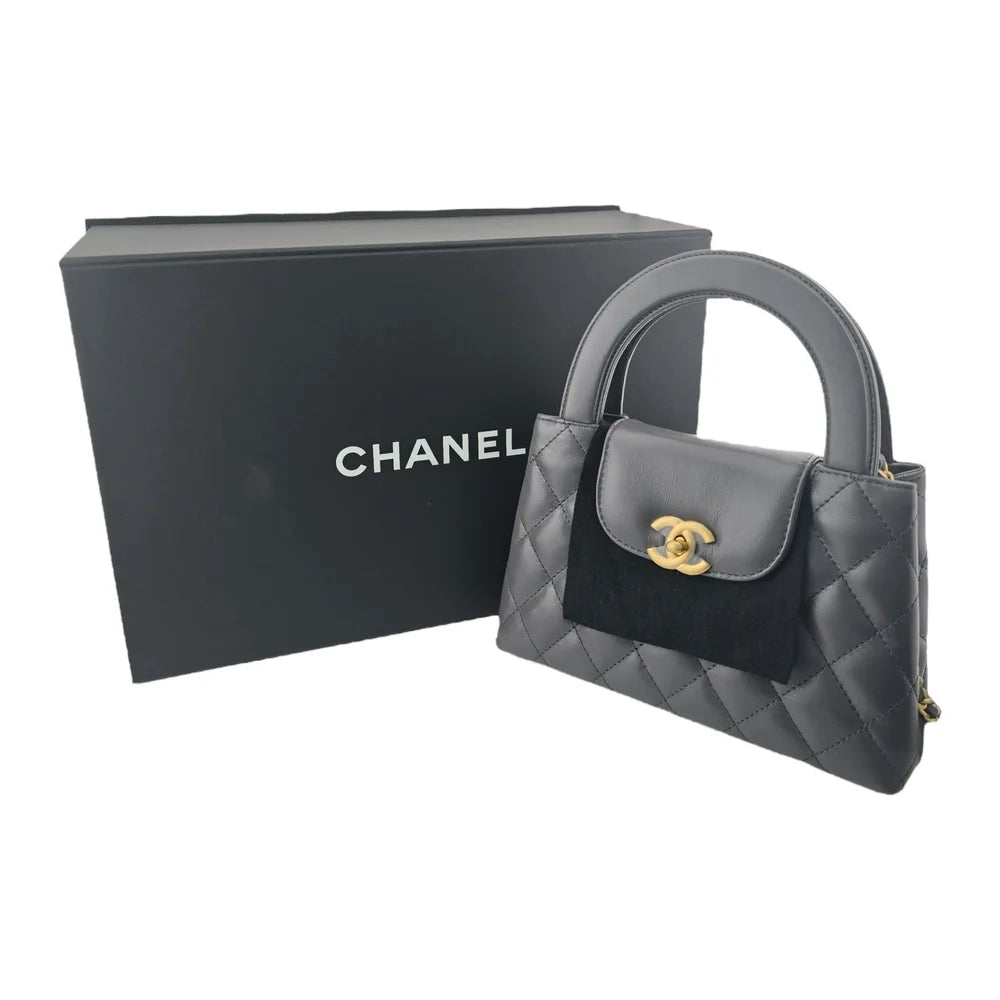 Chanel Small Kelly Re-Edition Grey Shopping Handbag CHANEL