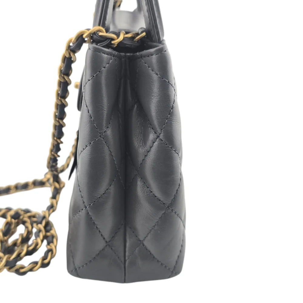 Chanel Small Kelly Re-Edition Grey Shopping Handbag CHANEL