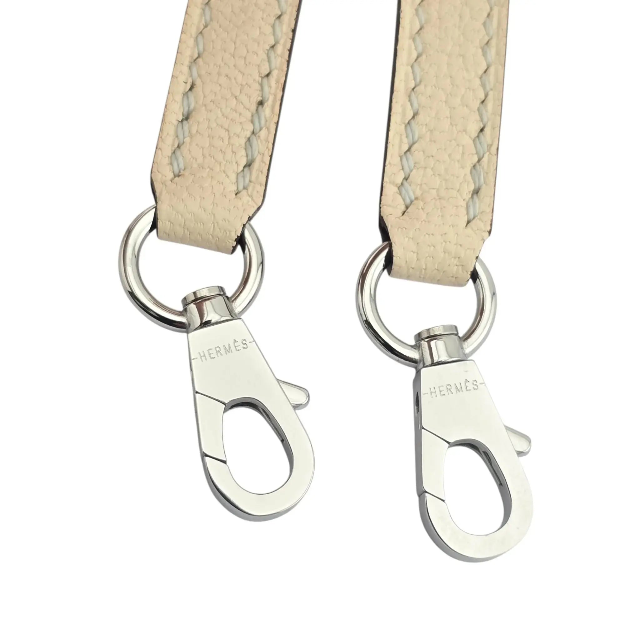 Hermes Chevre Mysore Horseshoe Mini Kelly Sellier 20 Bleu Brume Nata Bag HERMES