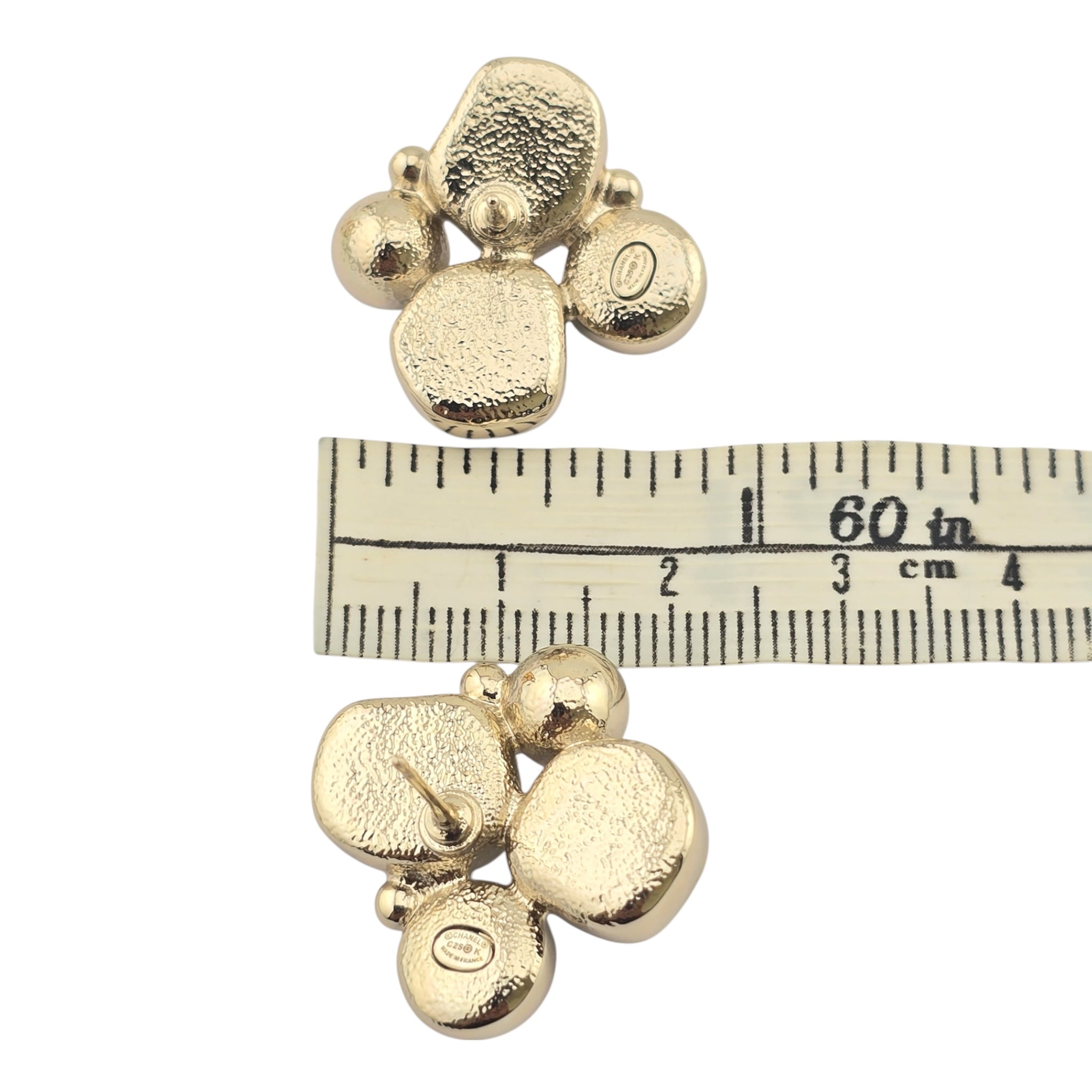 Chanel CC Enamel Pearl Earrings 2025 CHANEL