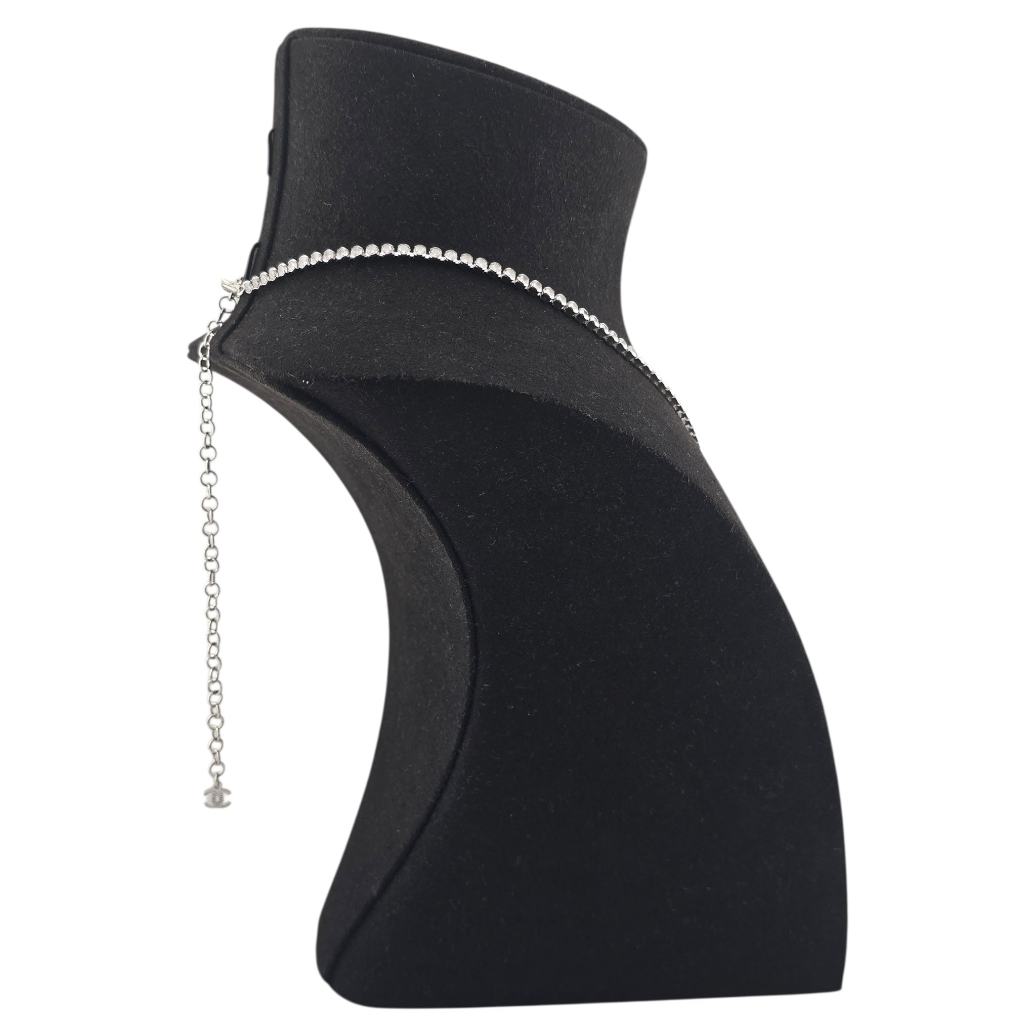 Chanel CC Crystal Silver Gold Necklace 2025 CHANEL