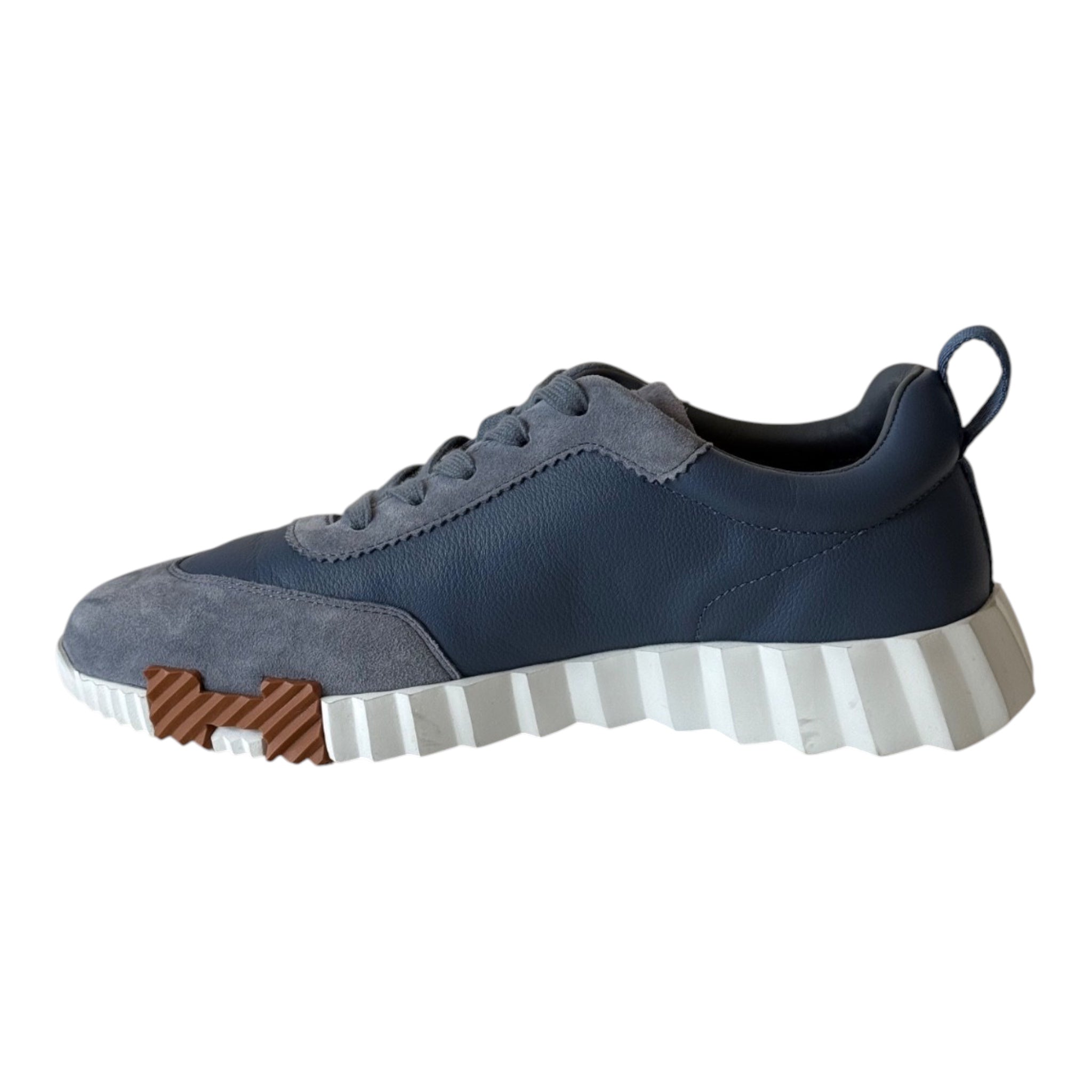 Hermes Bouncing Sneakers Women Bleu Mer (Blue) - 40 HERMES