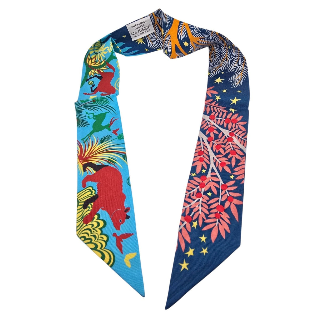 Hermes Silk Twilly Sous le Charme d'Orphee HERMES