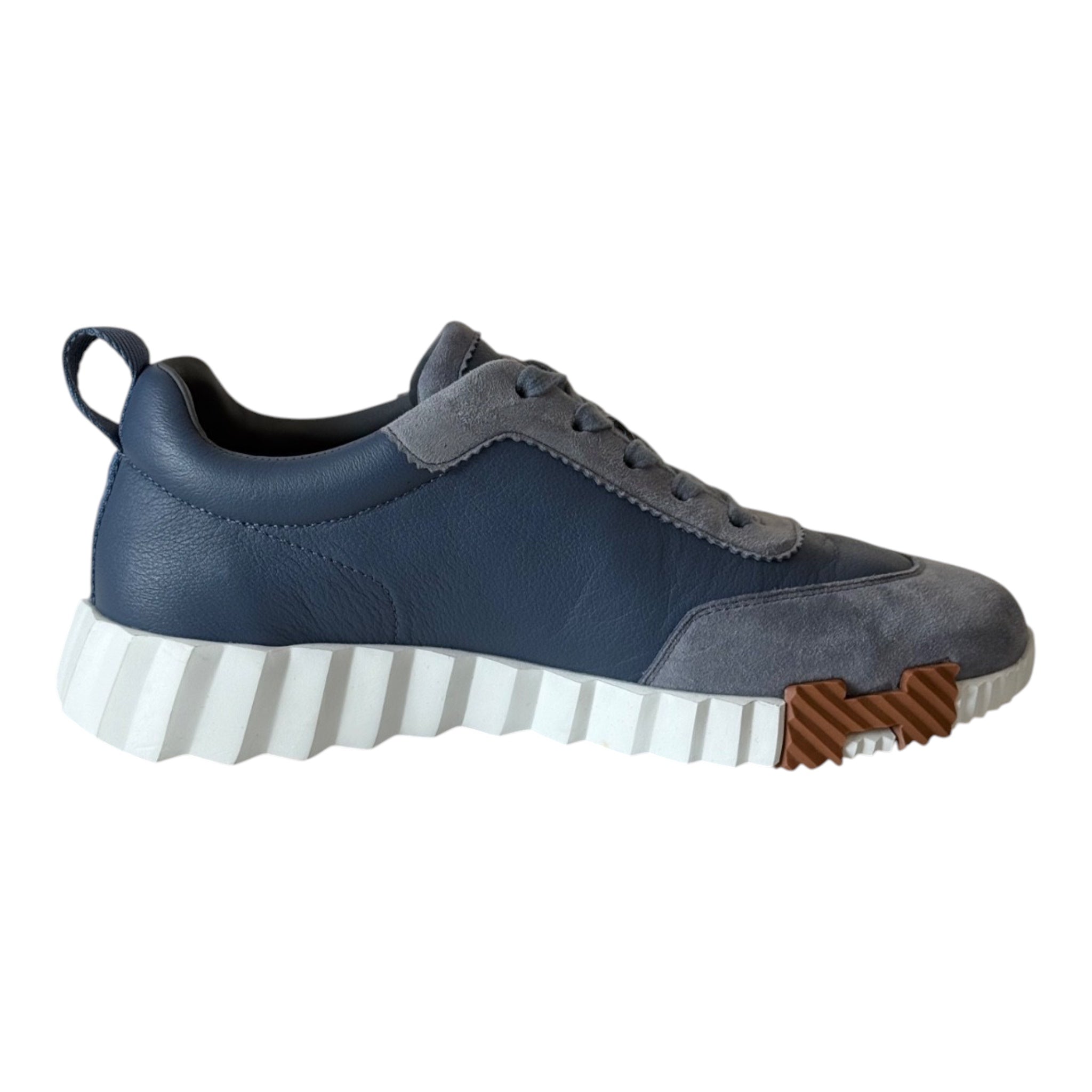 Hermes Bouncing Sneakers Women Bleu Mer (Blue) - 40 HERMES