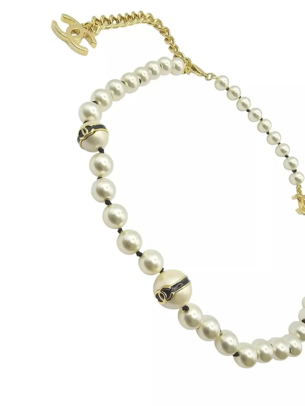 Chanel CC Faux Pearl Necklace 2024 CHANEL