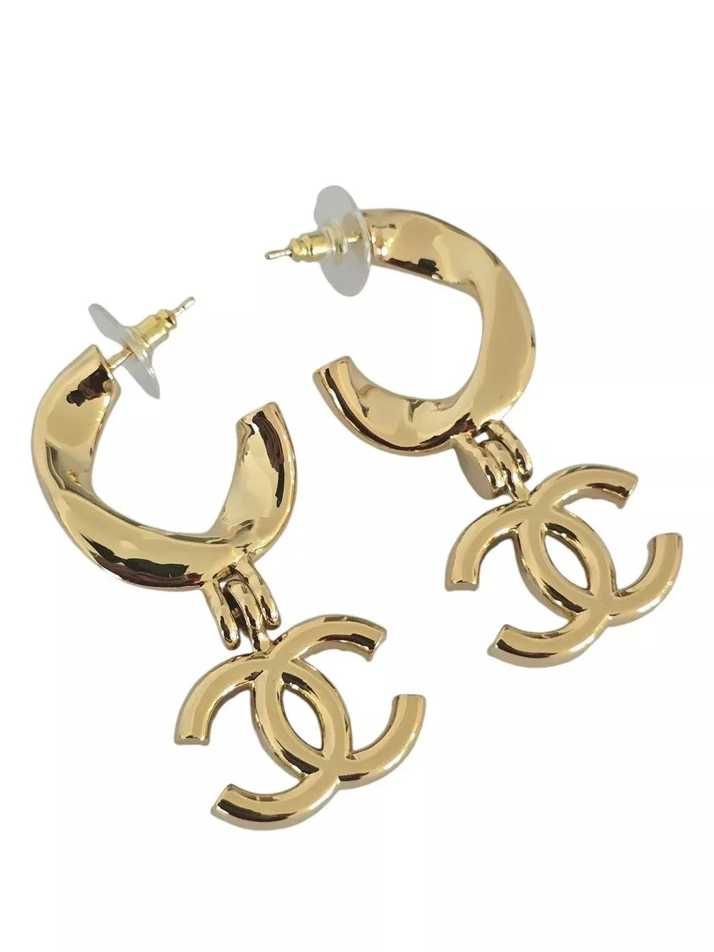 Chanel CC Drop Faux Pearl Crystals Earrings 2024 CHANEL