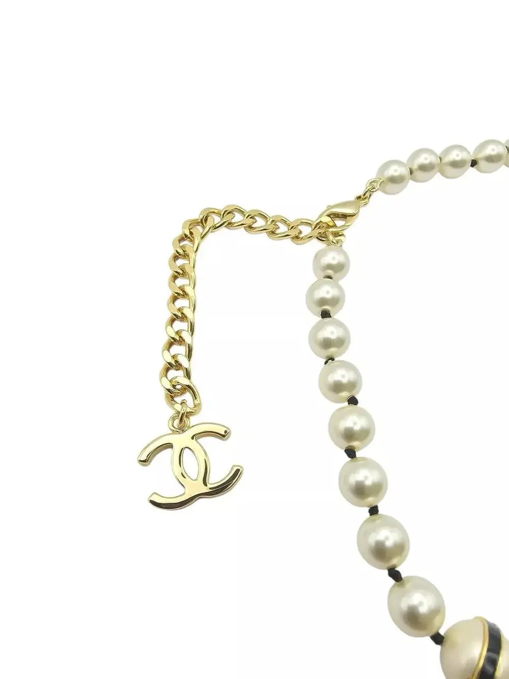 Chanel CC Faux Pearl Necklace 2024 CHANEL