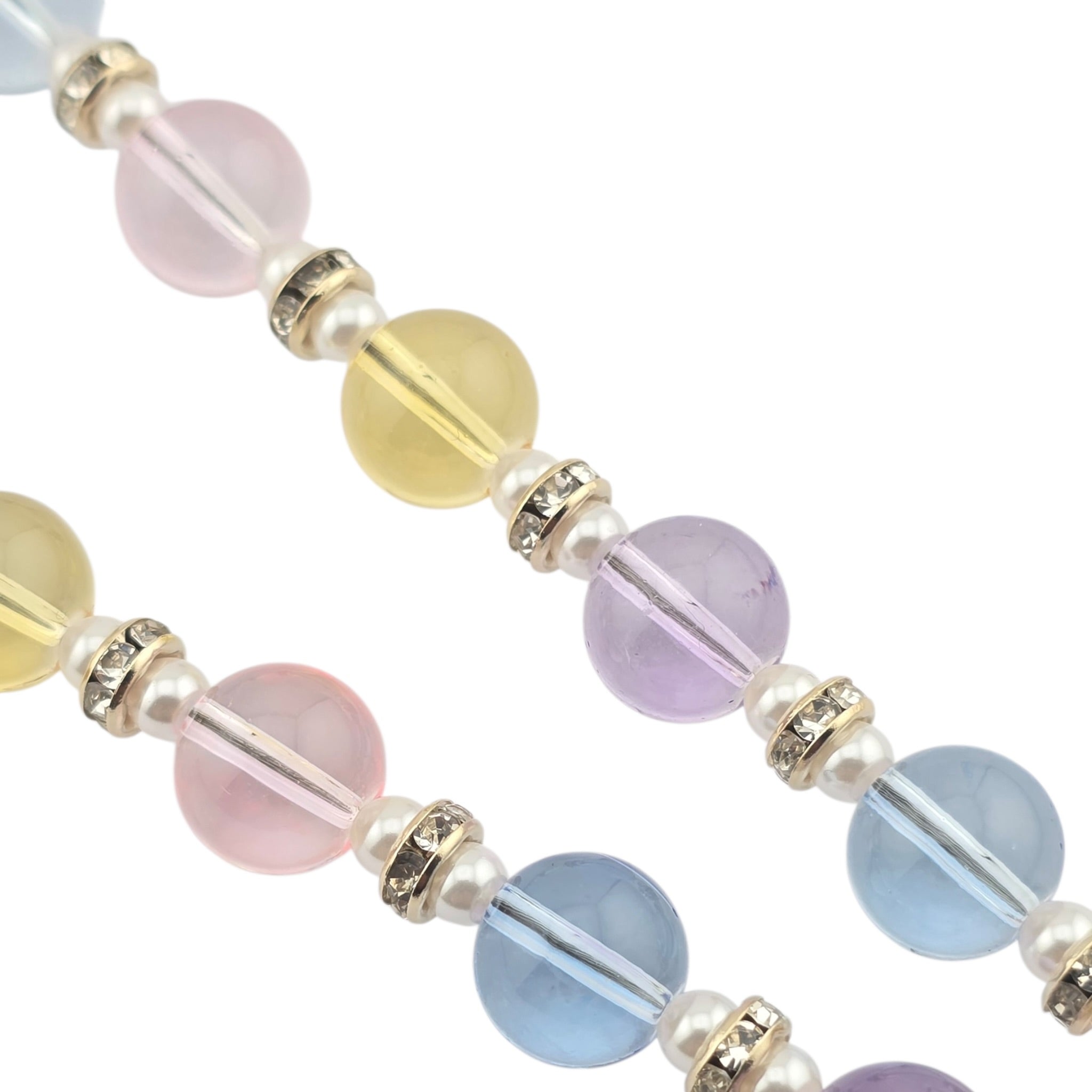 Chanel CC Multicoloured Glass Pearl Long Necklace 2026 CHANEL