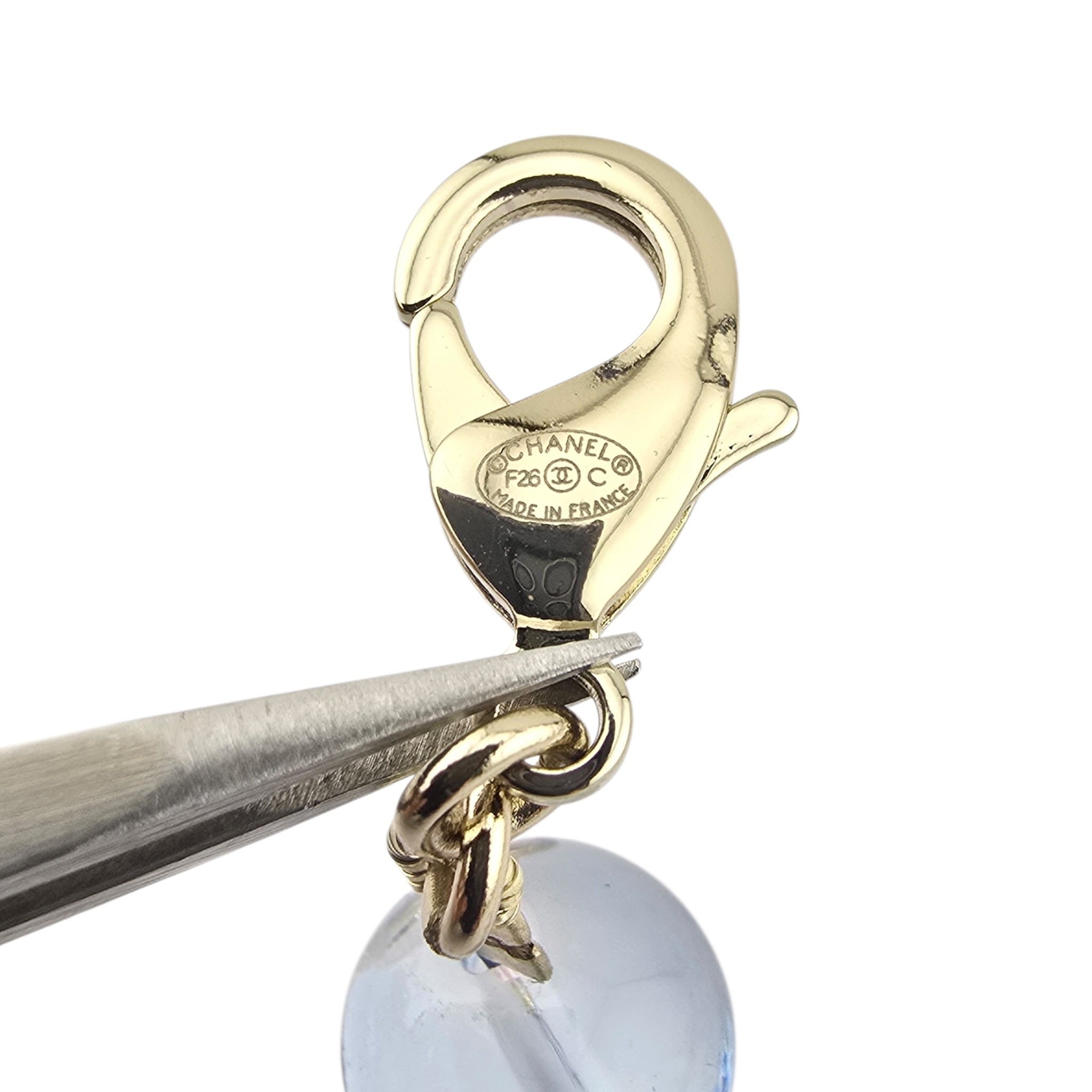 Chanel CC Multicoloured Glass Pearl Long Necklace 2026 CHANEL