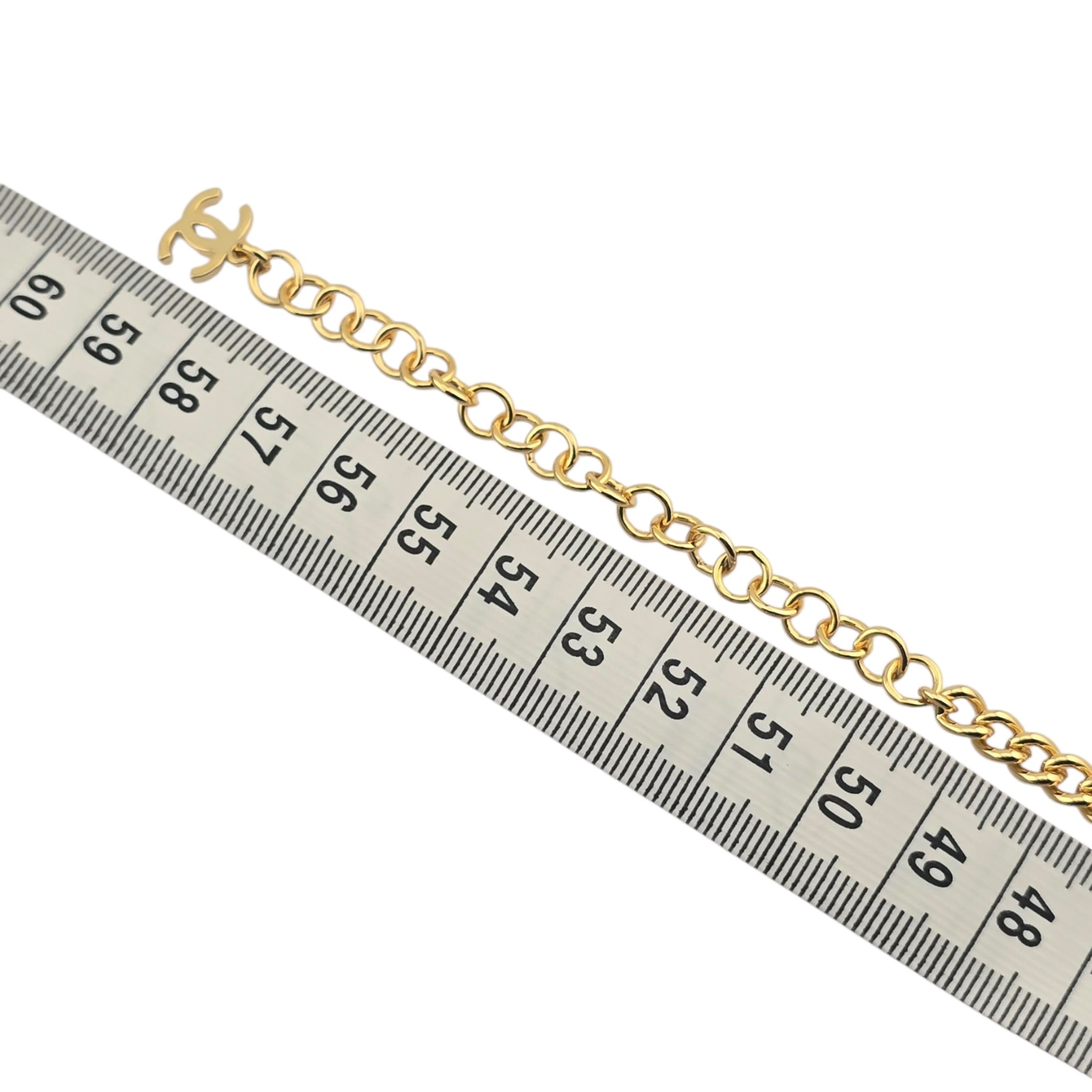 Chanel CC Metal Resin Star Logo Necklace Gold Black 2024 CHANEL