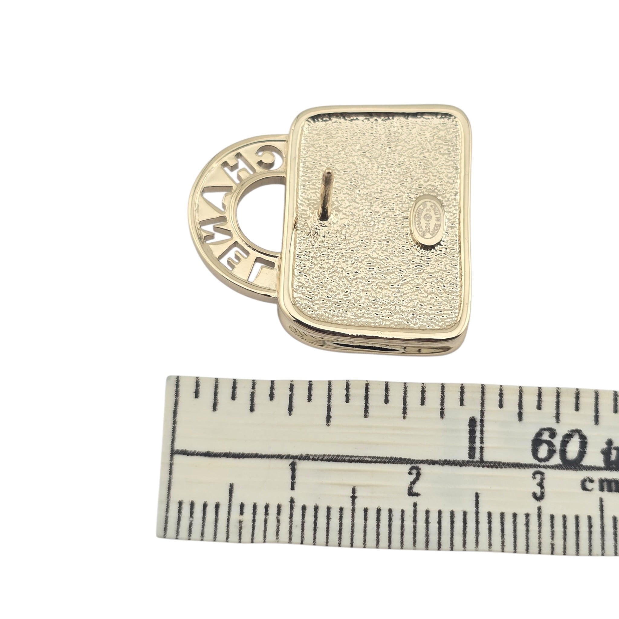 Chanel CC Matelasse Bag Pearly Pink Resin Pin Brooch 2024 CHANEL