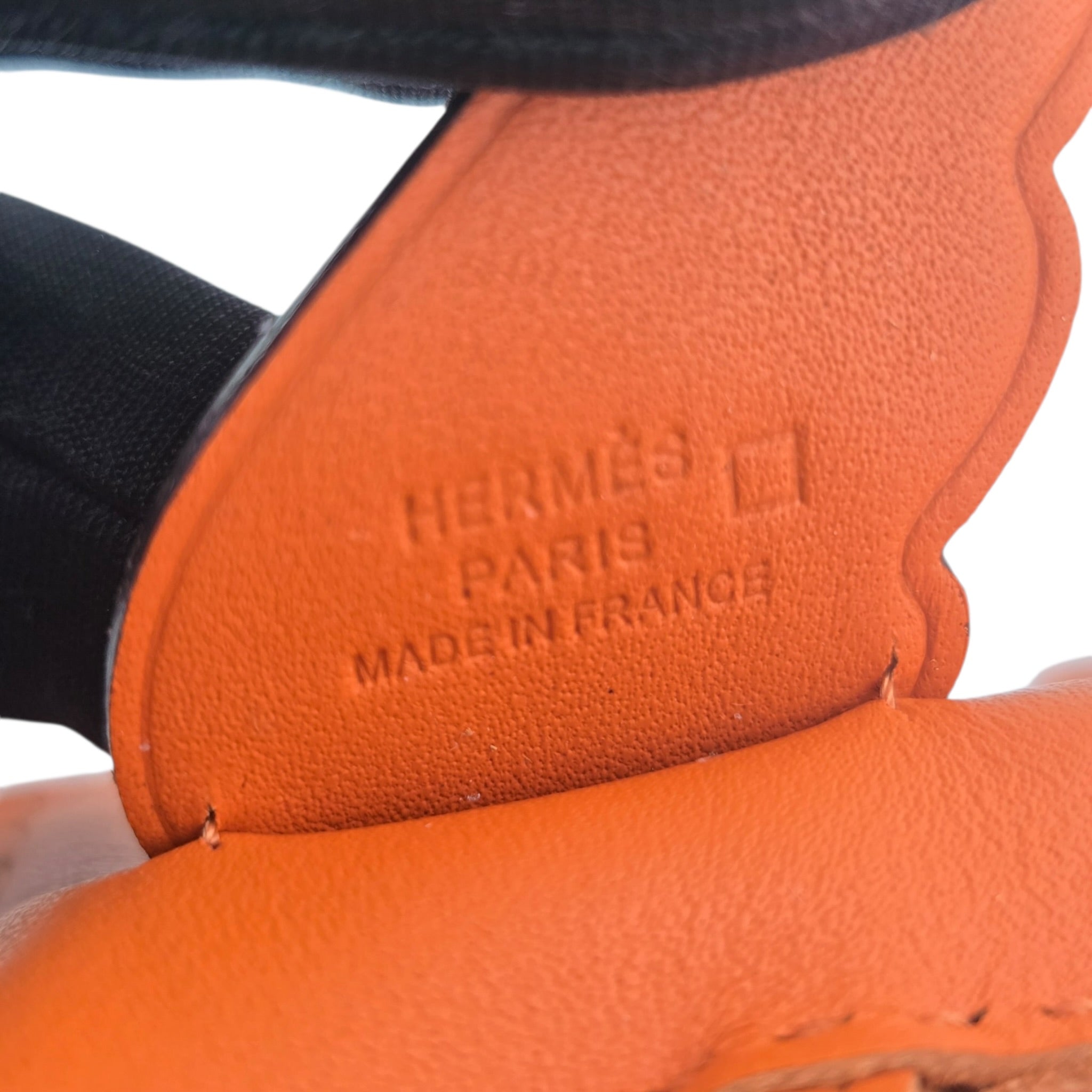 Hermès Rodeo Pegase Orange Leather and Alligator Touch PM Bag Charm HERMES