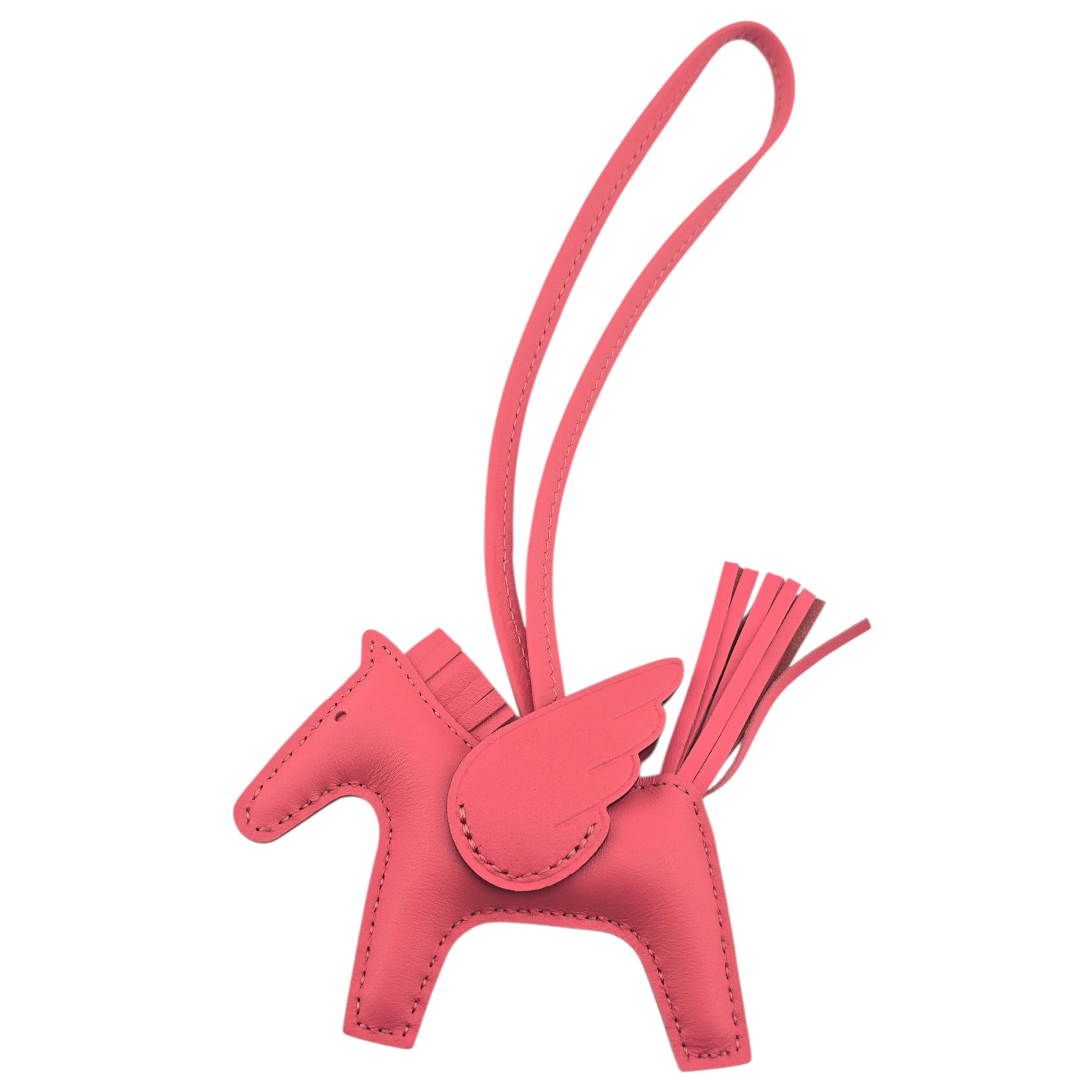 Hermès Rodeo Pegase PM Bag Charm Rose Azalee HERMES