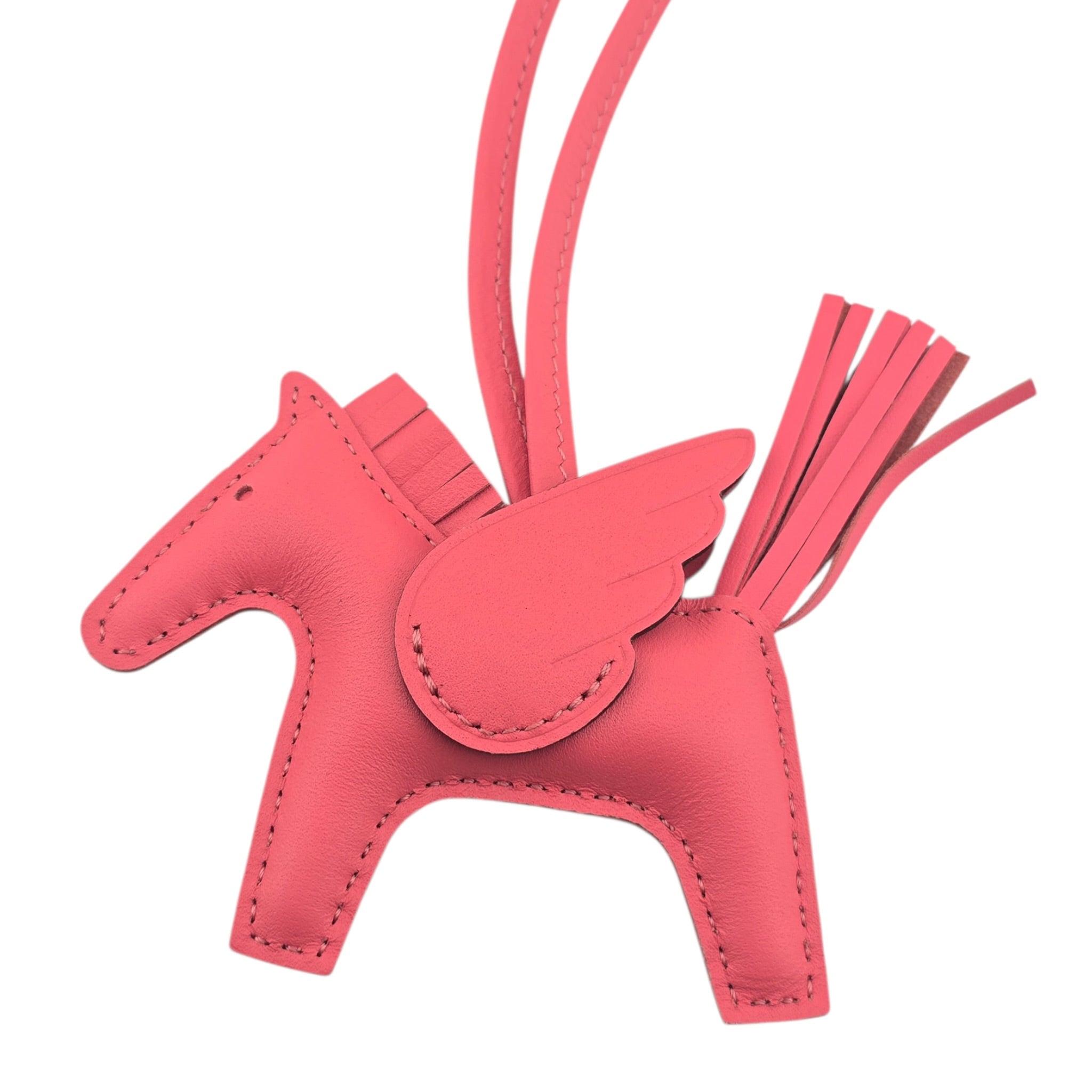 Hermès Rodeo Pegase PM Bag Charm Rose Azalee HERMES