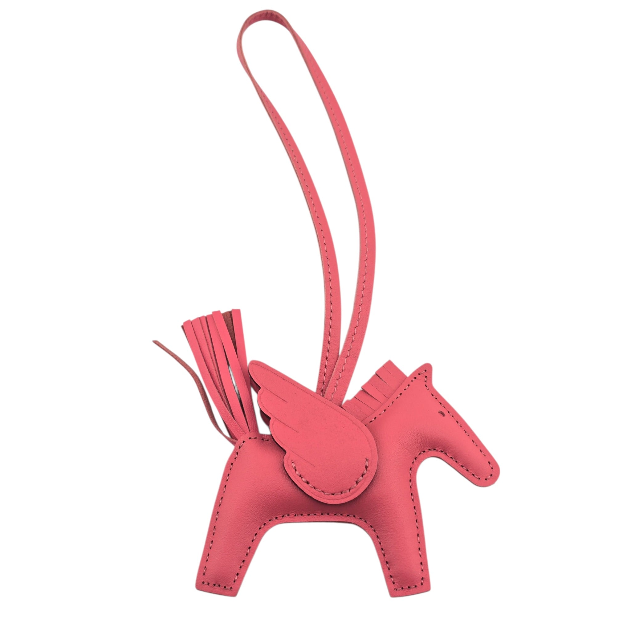 Hermès Rodeo Pegase PM Bag Charm Rose Azalee HERMES