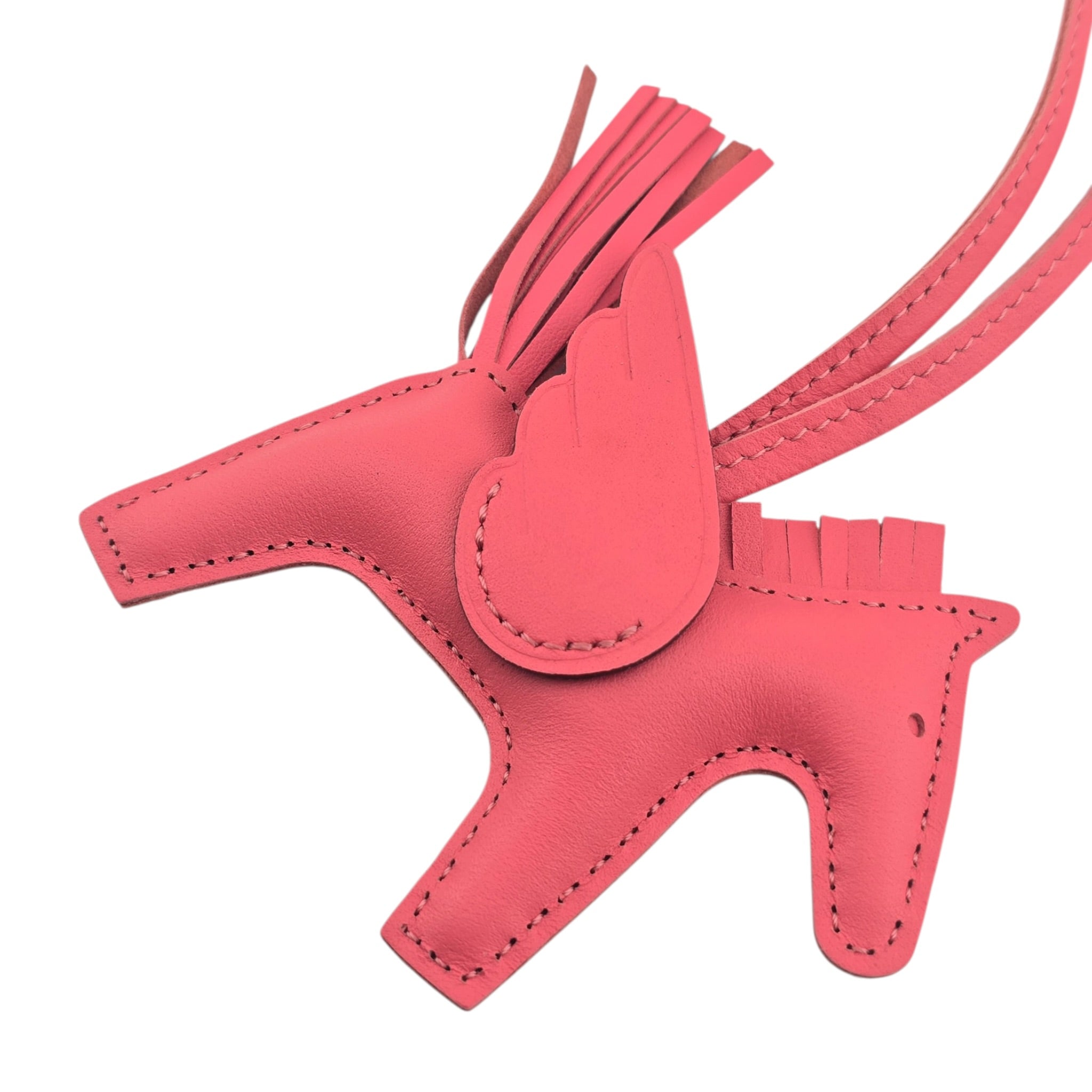 Hermès Rodeo Pegase PM Bag Charm Rose Azalee HERMES