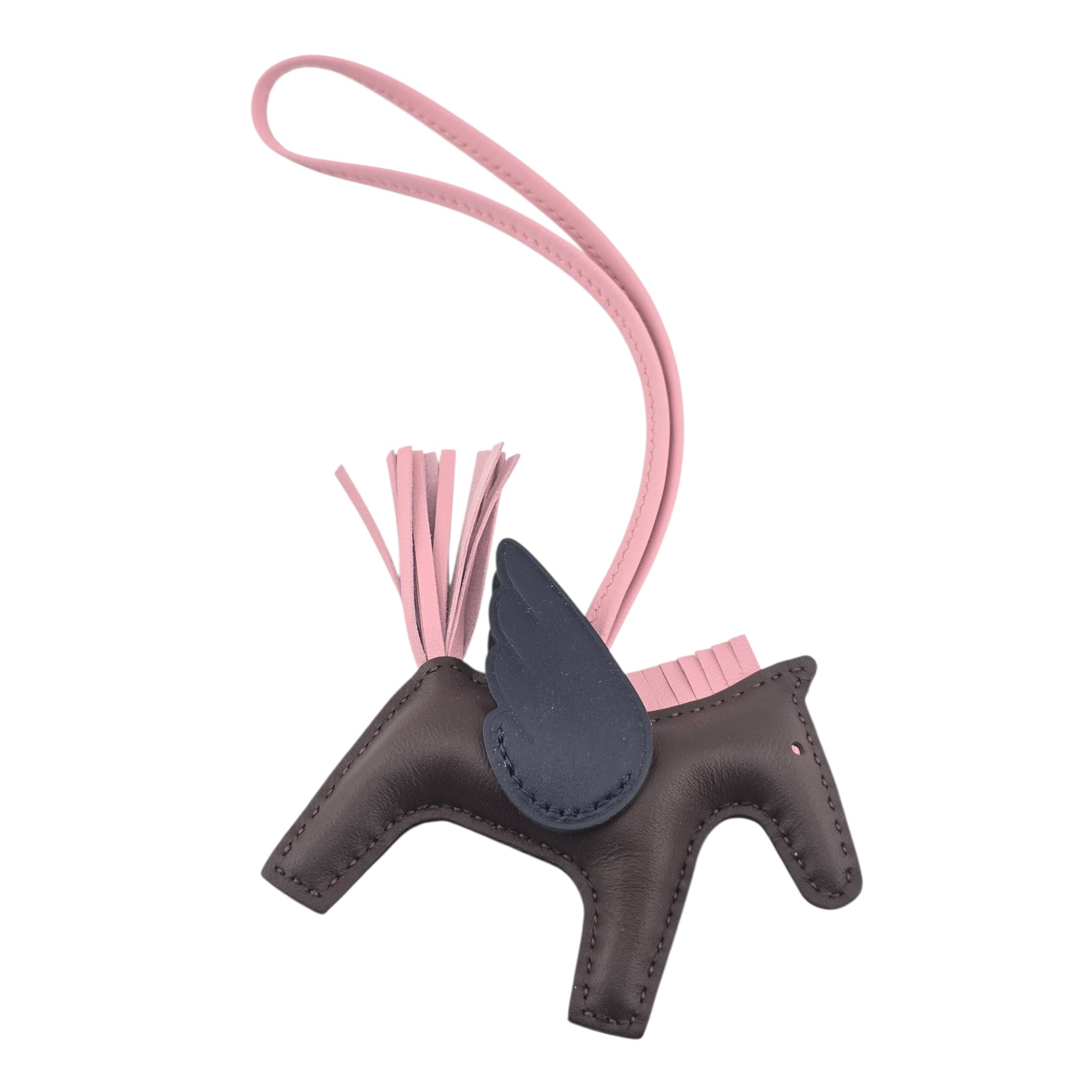 Hermes Rodeo Pegase PM Bag Charm Rouge Sellier/Mauve Sylvestre/Bleu Saphir HERMES