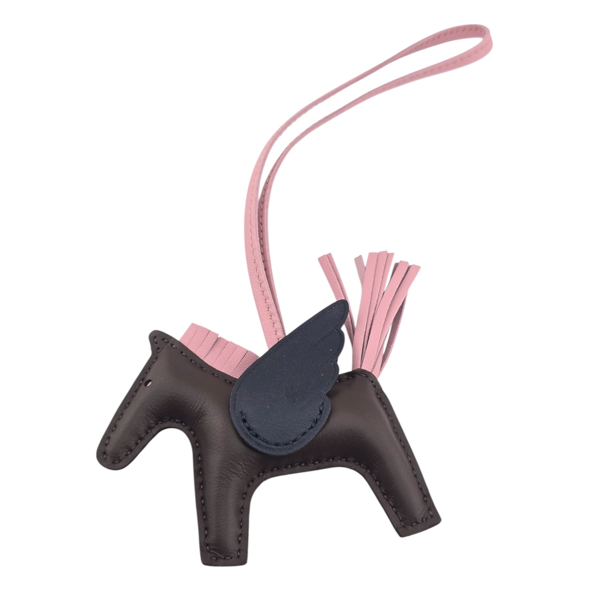 Hermes Rodeo Pegase PM Bag Charm Rouge Sellier/Mauve Sylvestre/Bleu Saphir HERMES