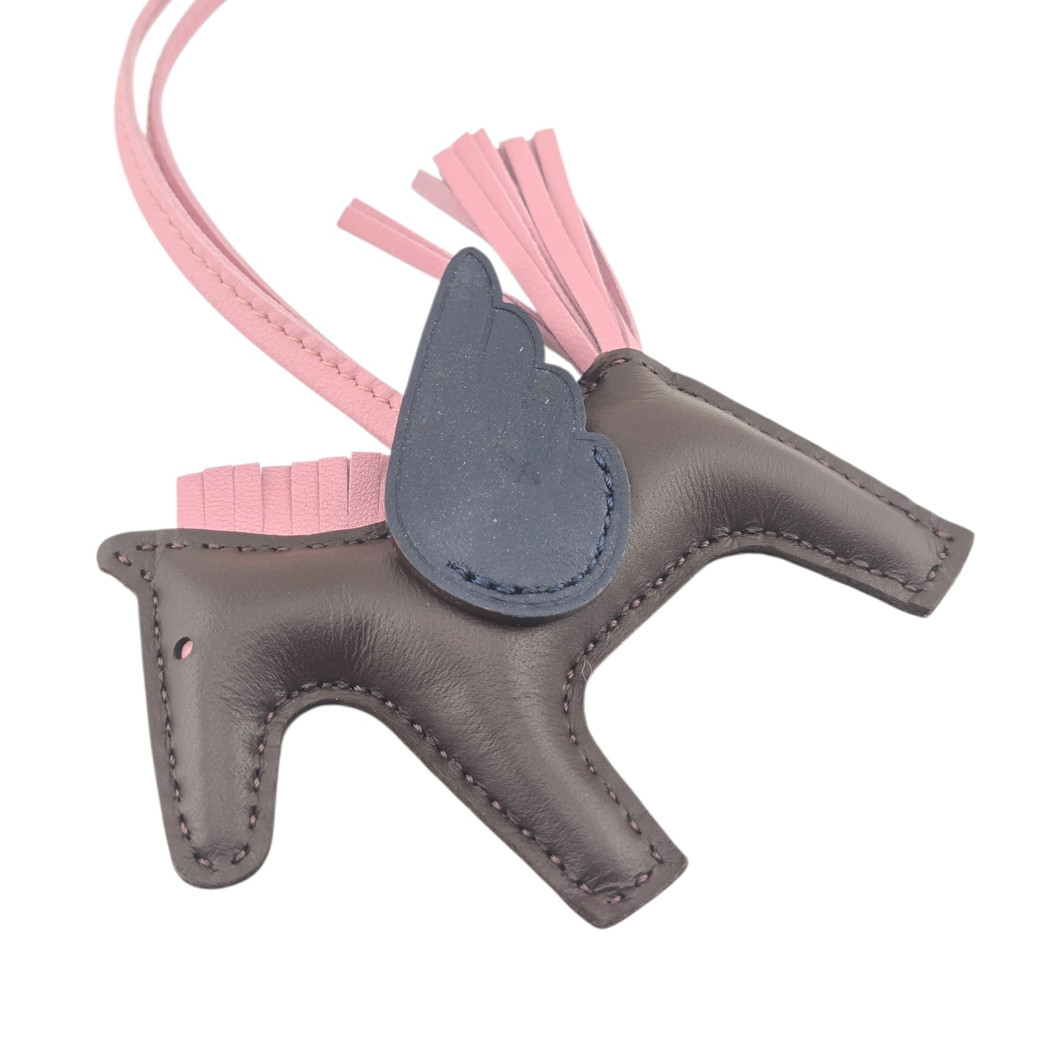 Hermes Rodeo Pegase PM Bag Charm Rouge Sellier/Mauve Sylvestre/Bleu Saphir HERMES