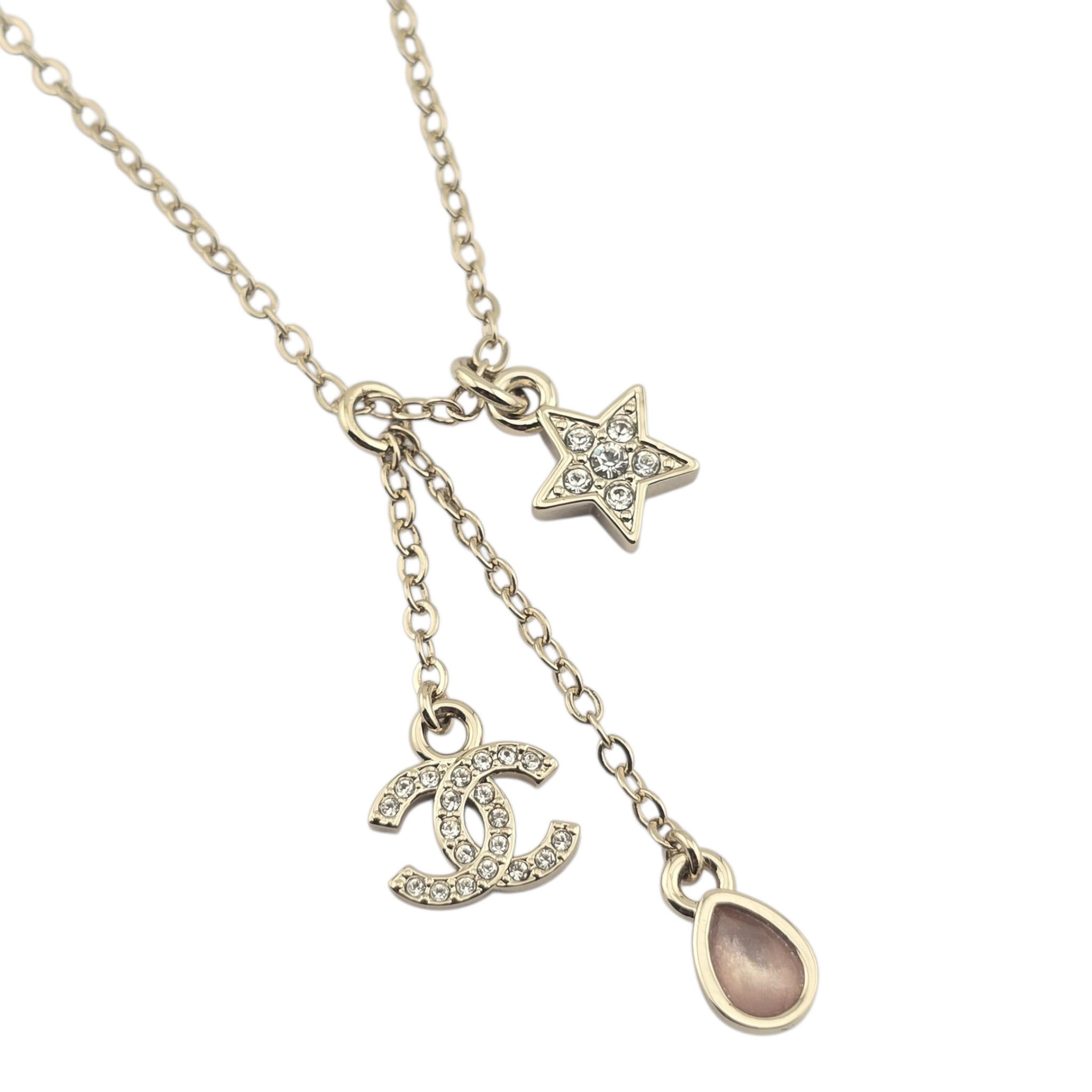 Chanel CC Gold Star Pendant Necklace 2026 CHANEL