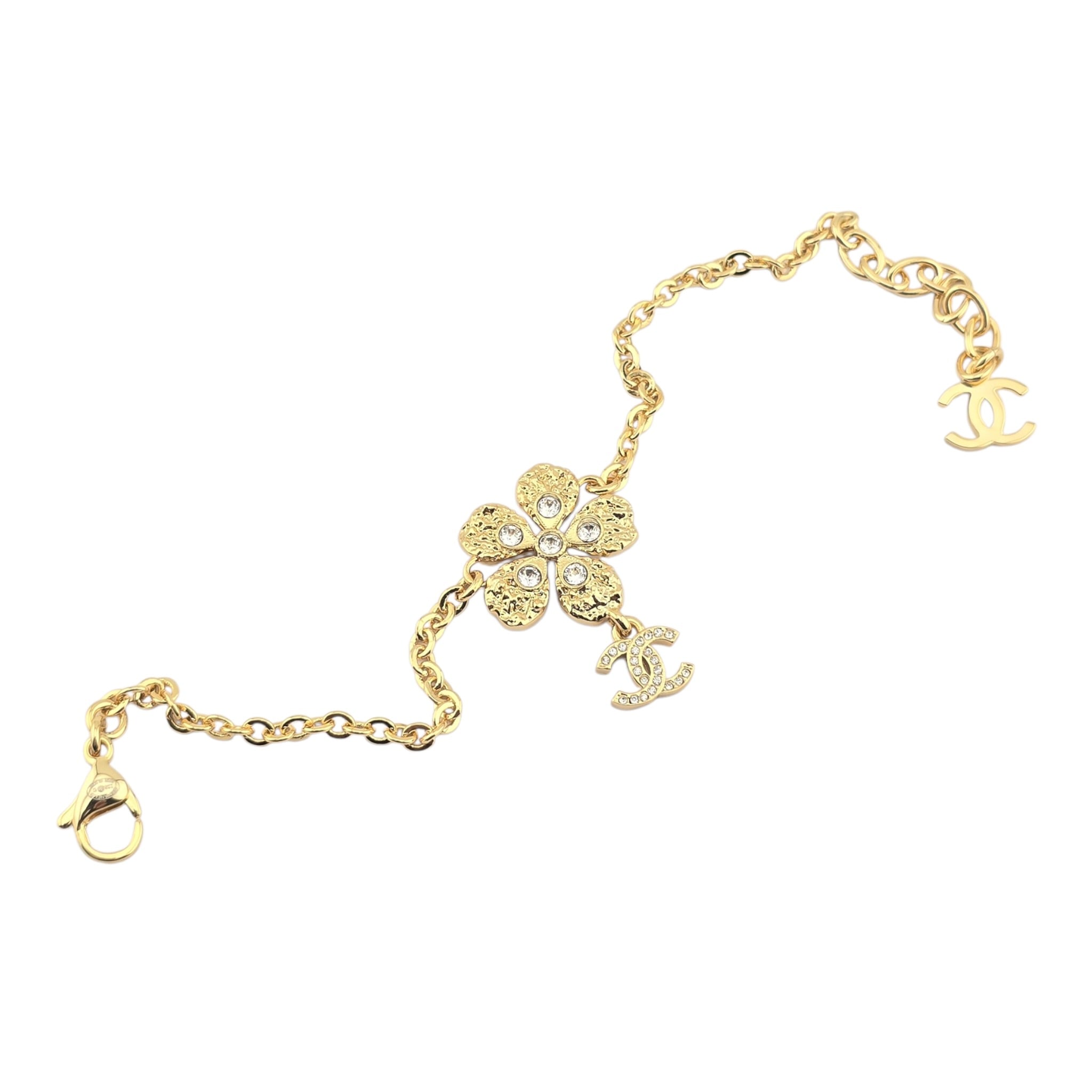 Chanel CC Gold Floral Bracelet 26C 2026 CHANEL
