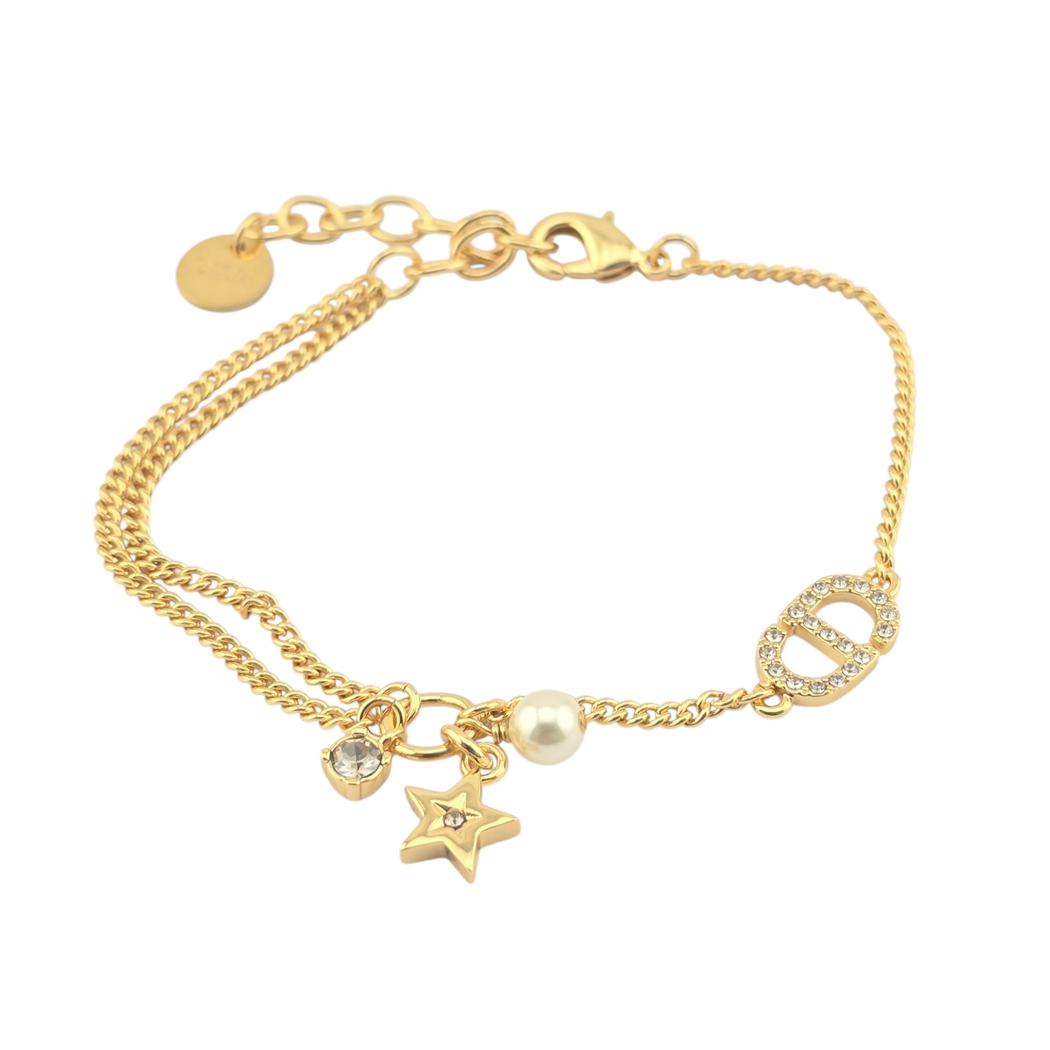 Christian Dior Petit CD Multi Gold Bracelet DIOR
