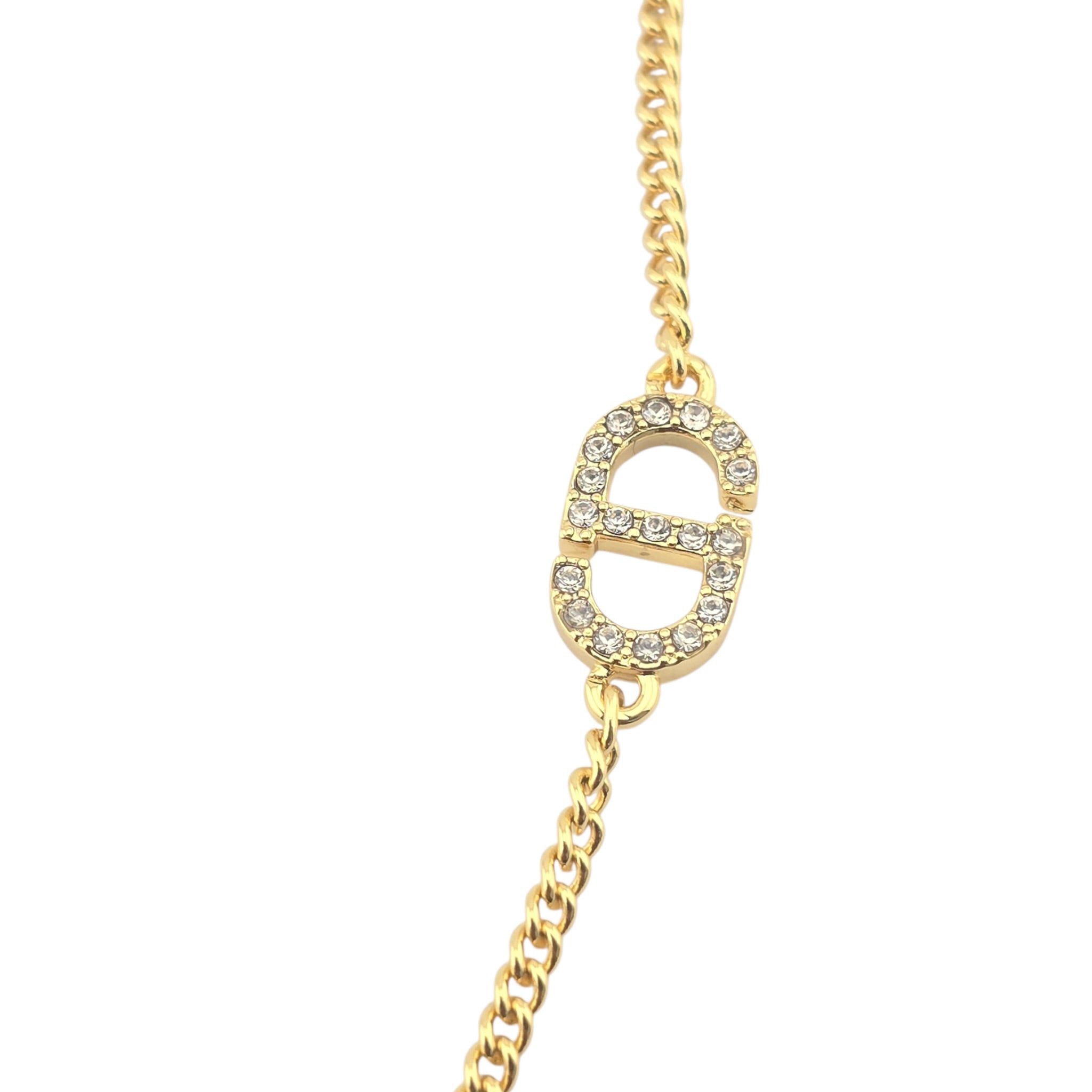Christian Dior Petit CD Multi Gold Necklace DIOR