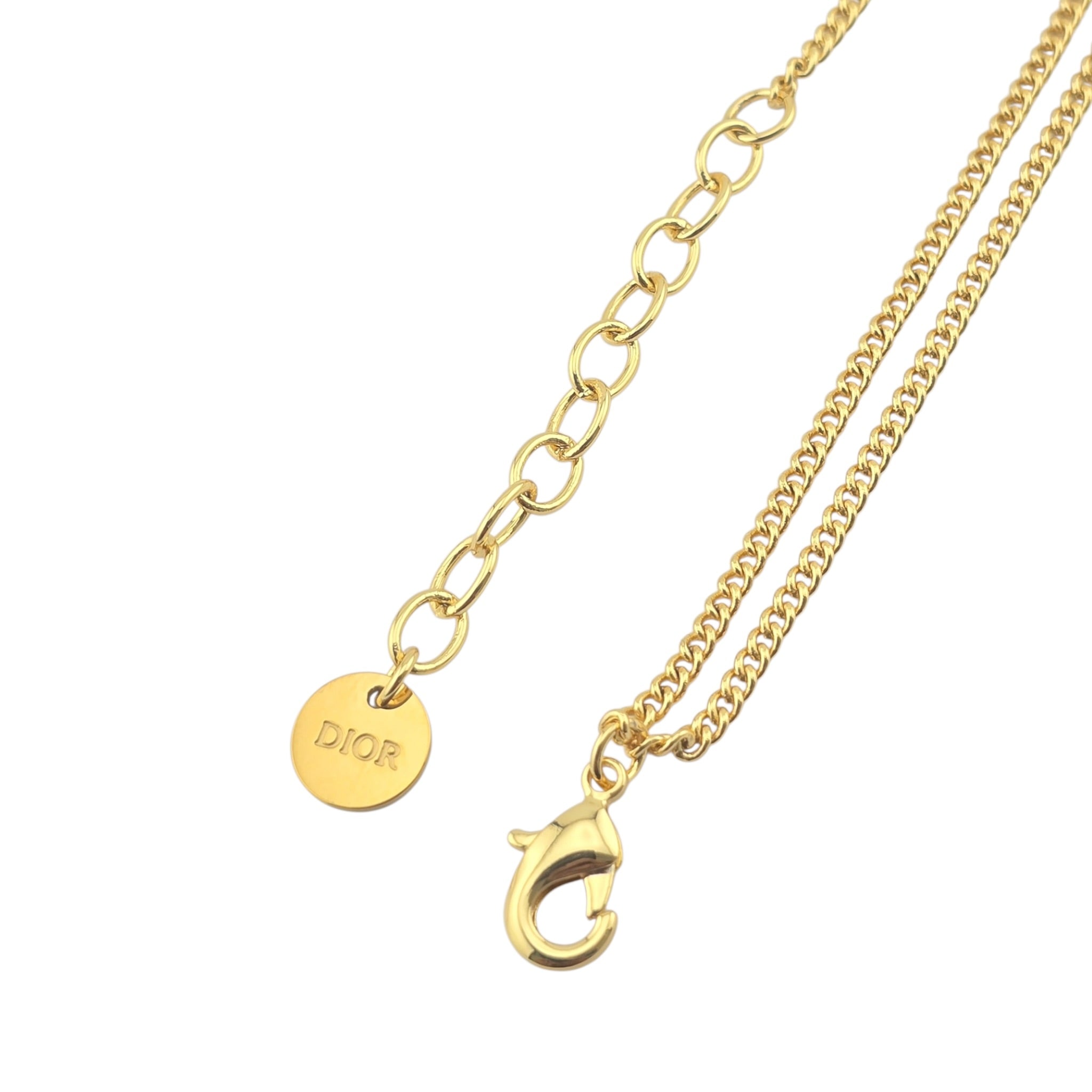 Christian Dior Petit CD Multi Gold Necklace DIOR