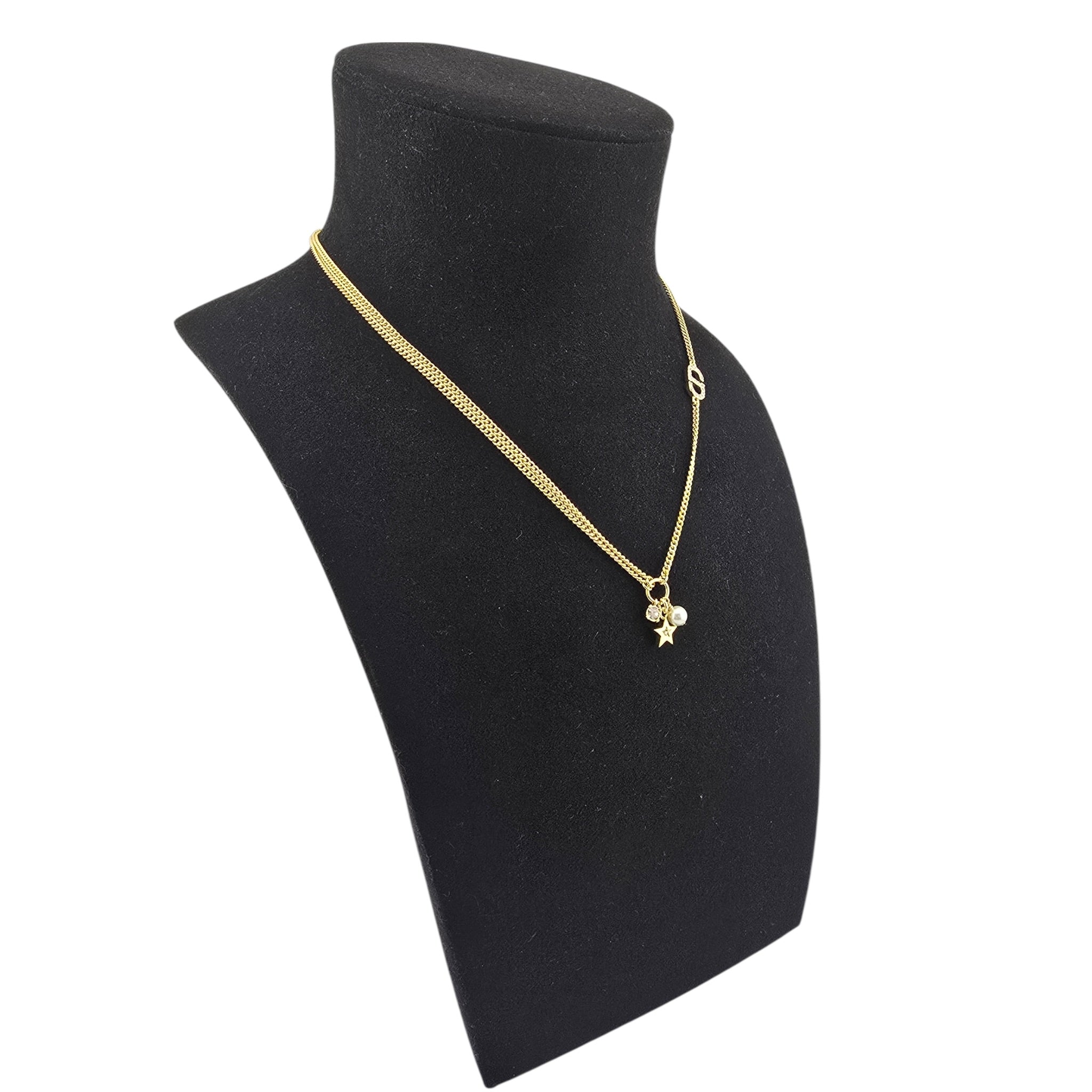 Christian Dior Petit CD Multi Gold Necklace DIOR