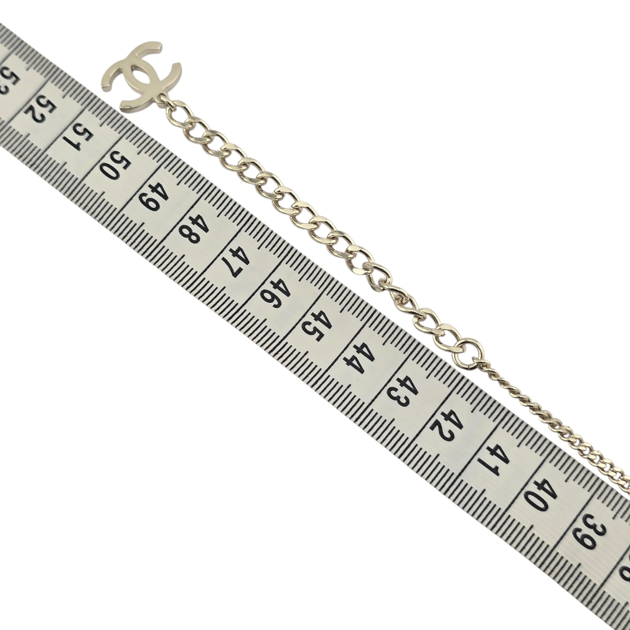 Chanel CC Black Gold Heart Faux Pearl Necklace 2025 CHANEL