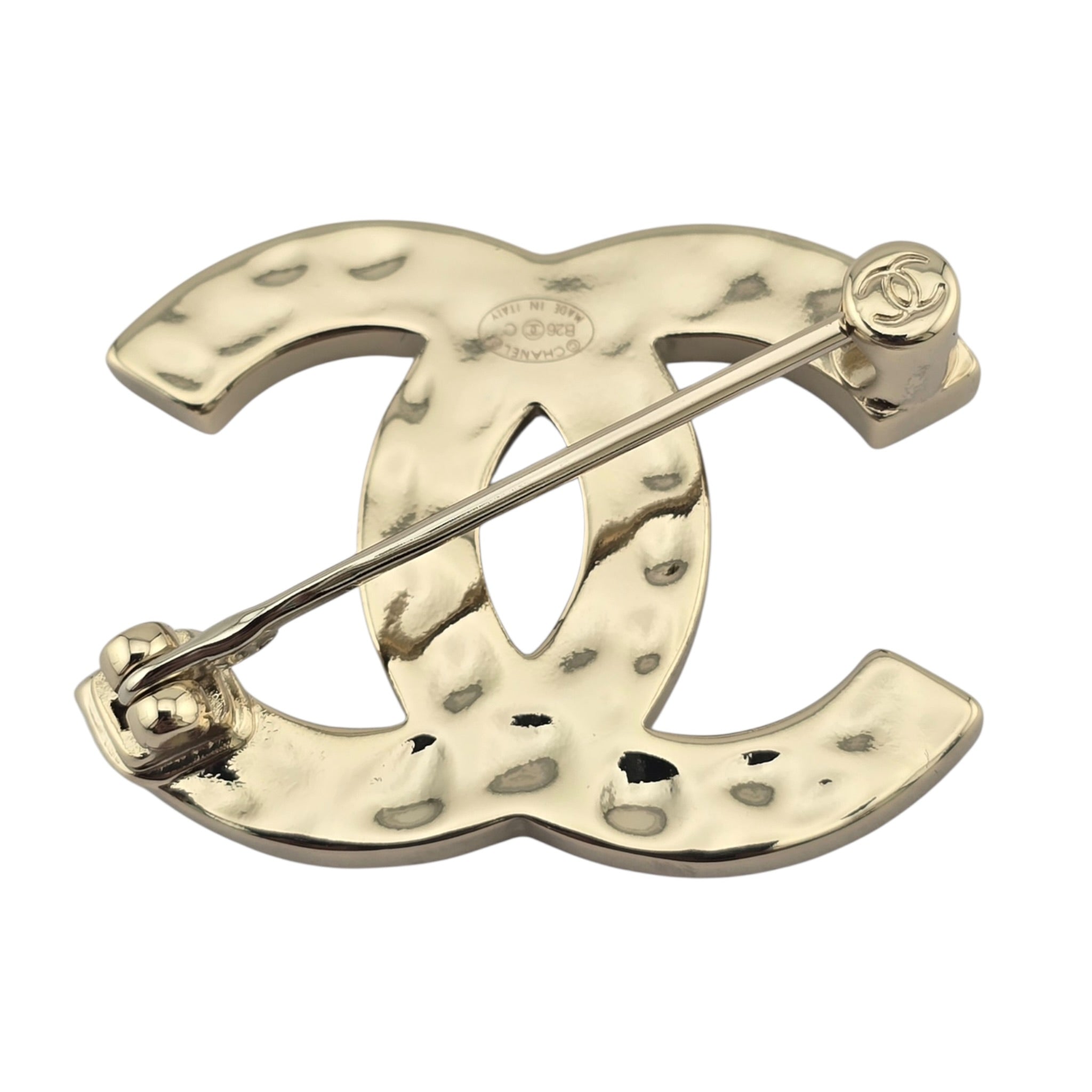 Chanel CC Enamel Crystal Denim Brooch 2026 CHANEL