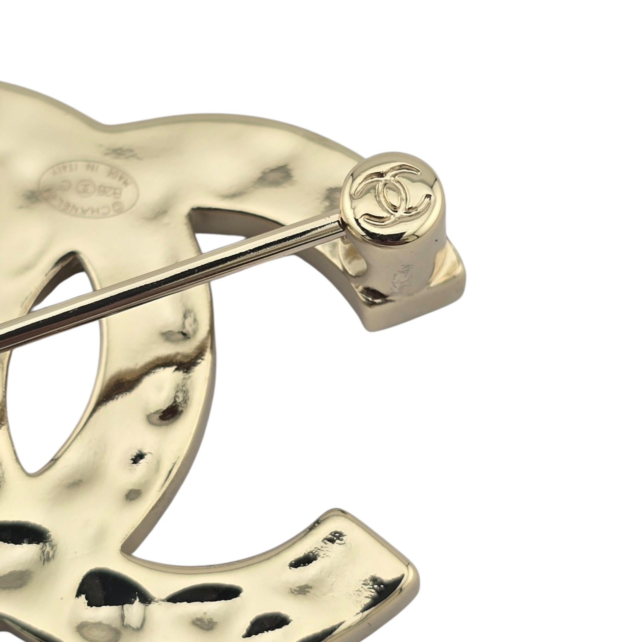 Chanel CC Enamel Crystal Denim Brooch 2026 CHANEL