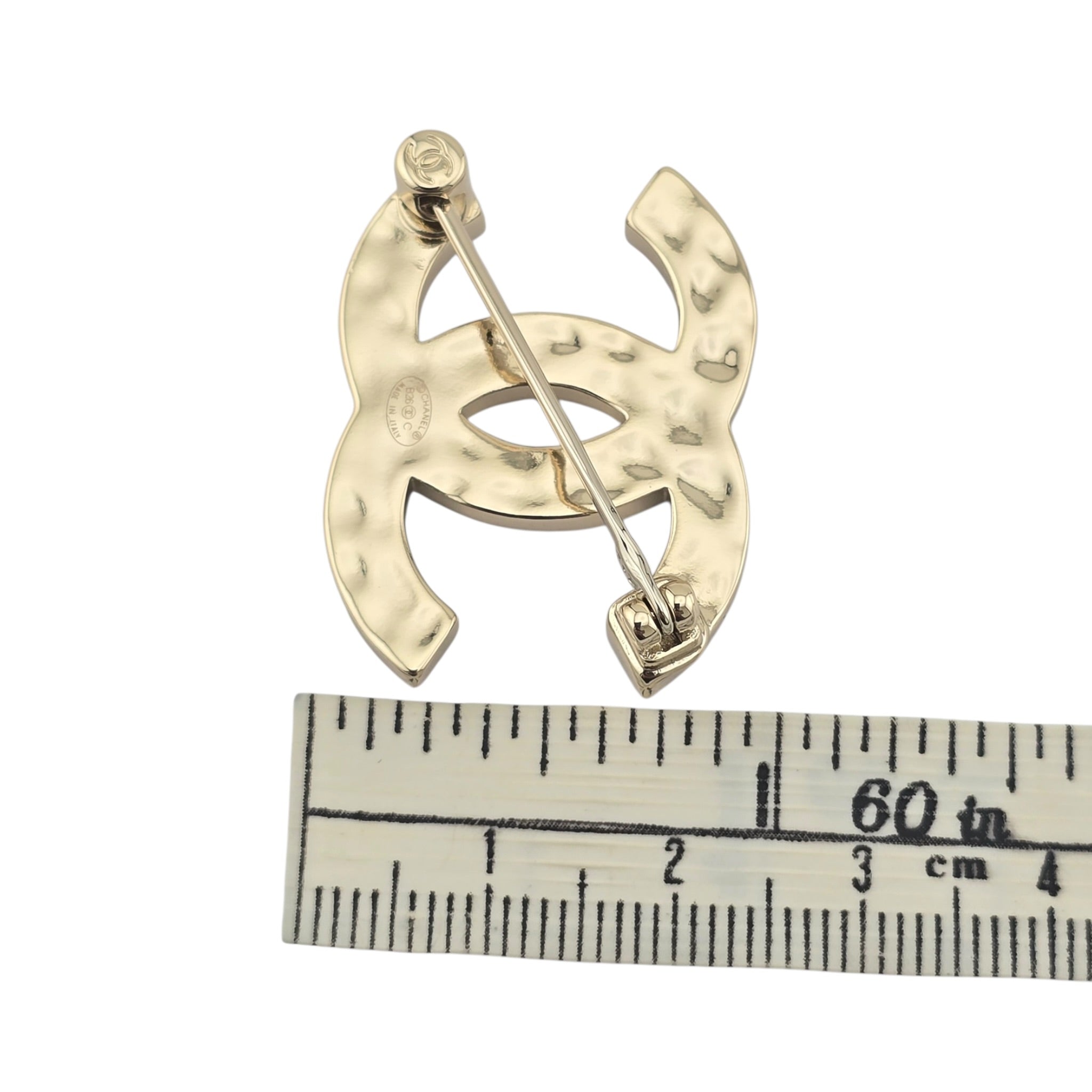 Chanel CC Enamel Crystal Denim Brooch 2026 CHANEL