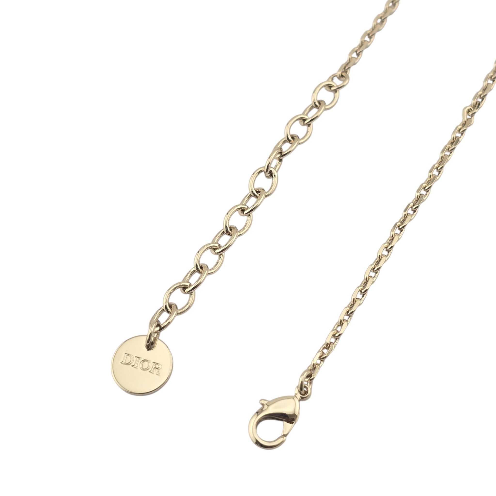 Christian Dior CD Fleur de Glace Necklace DIOR