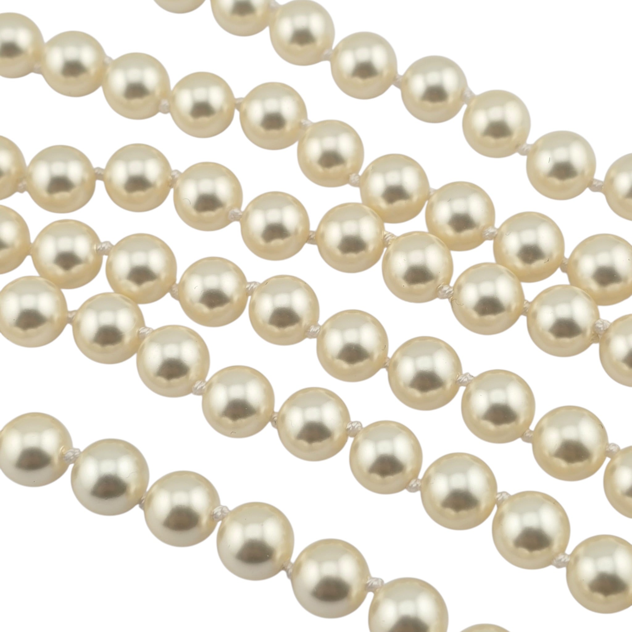 Chanel CC Faux Pearl Gold Pendant Necklace 2024 CHANEL