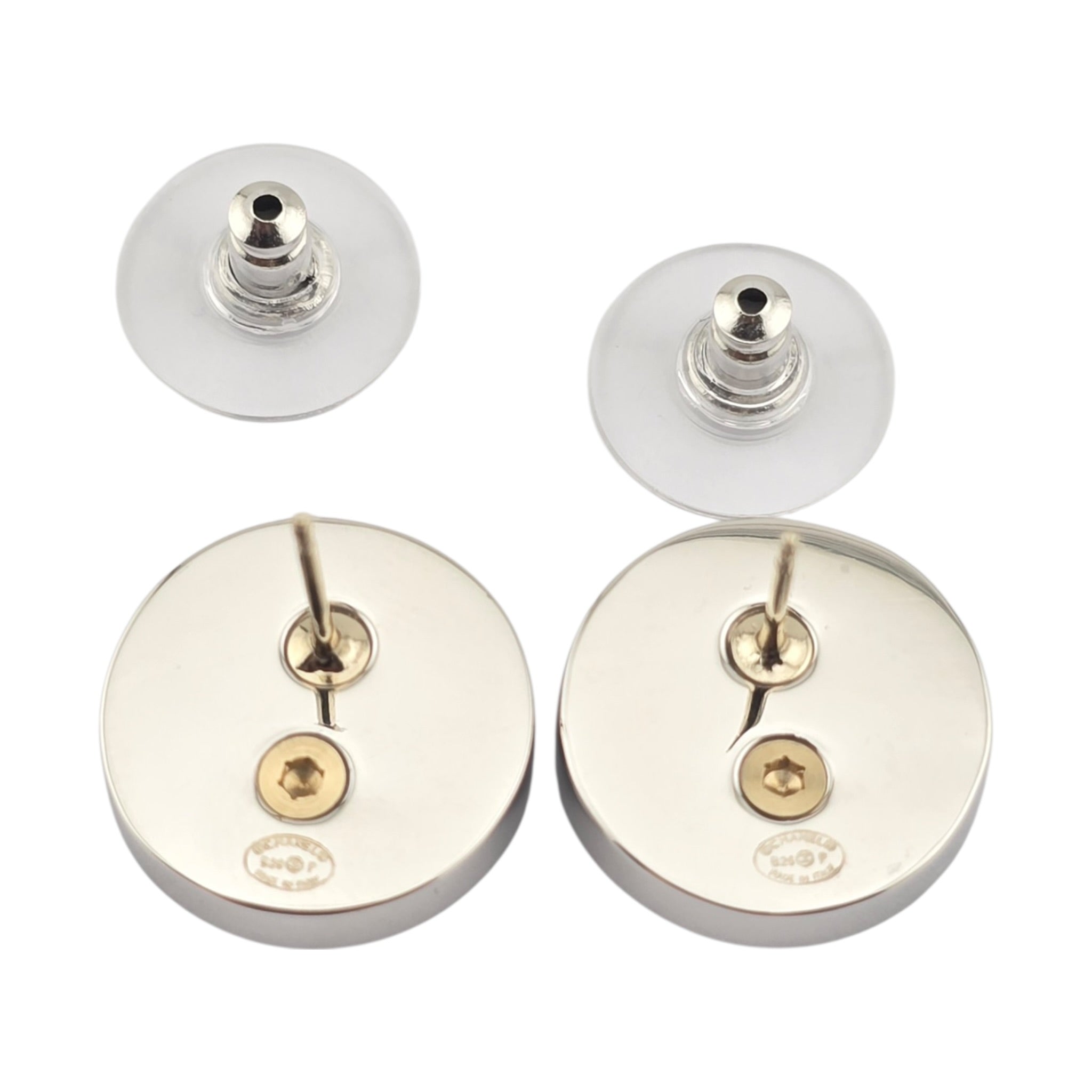 Chanel CC Round Crystal Earrings 2026 CHANEL