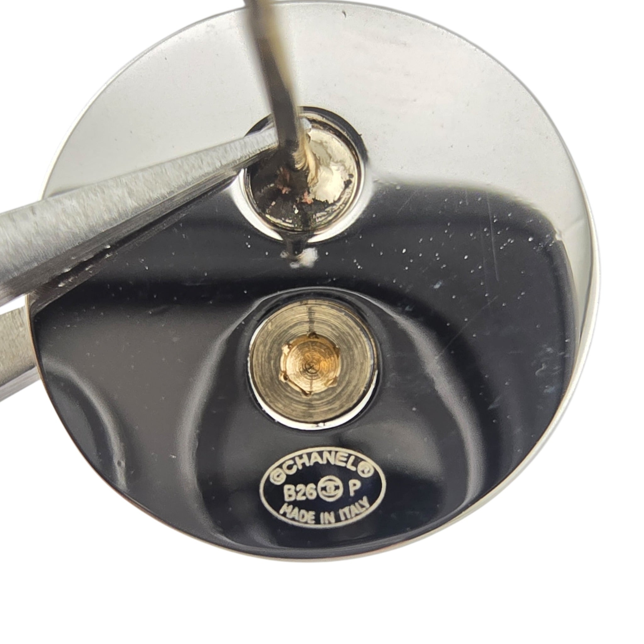 Chanel CC Round Crystal Earrings 2026 CHANEL