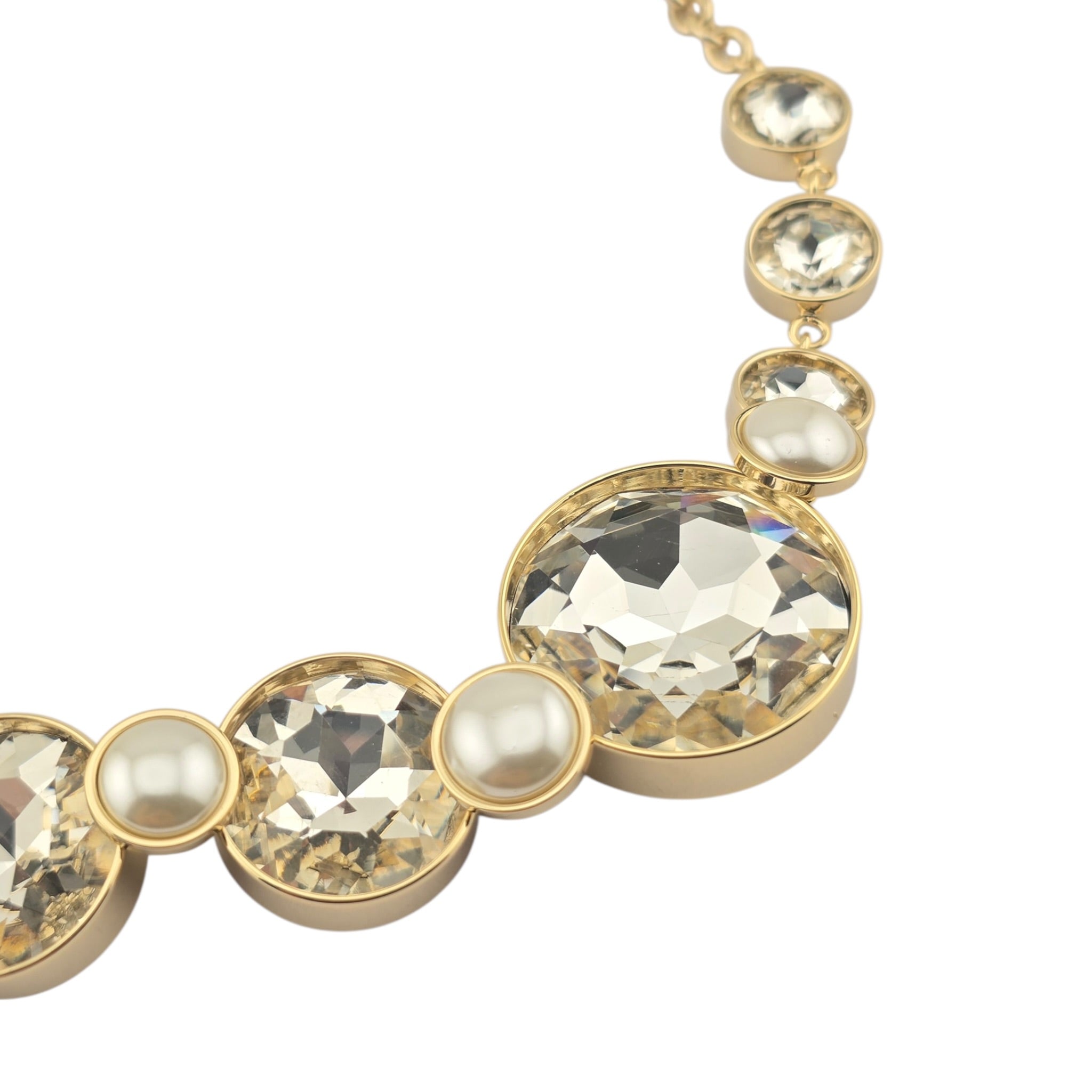 Chanel CC Faux Pearl Large Crystal Necklace 2025 CHANEL