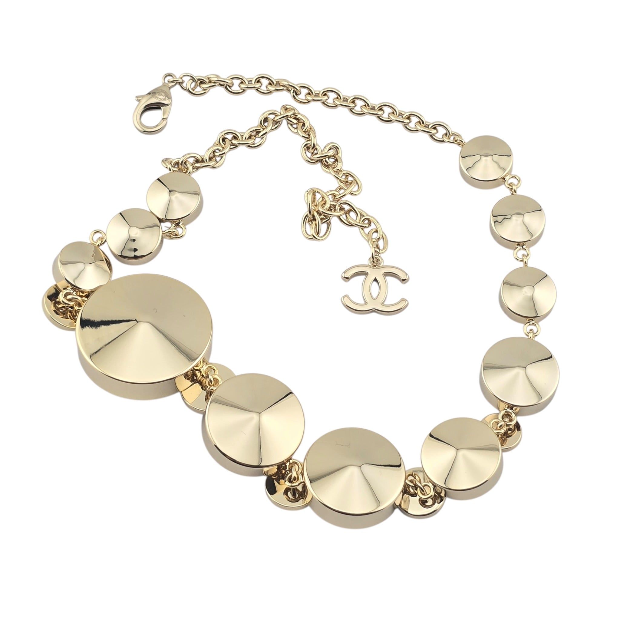 Chanel CC Faux Pearl Large Crystal Necklace 2025 CHANEL