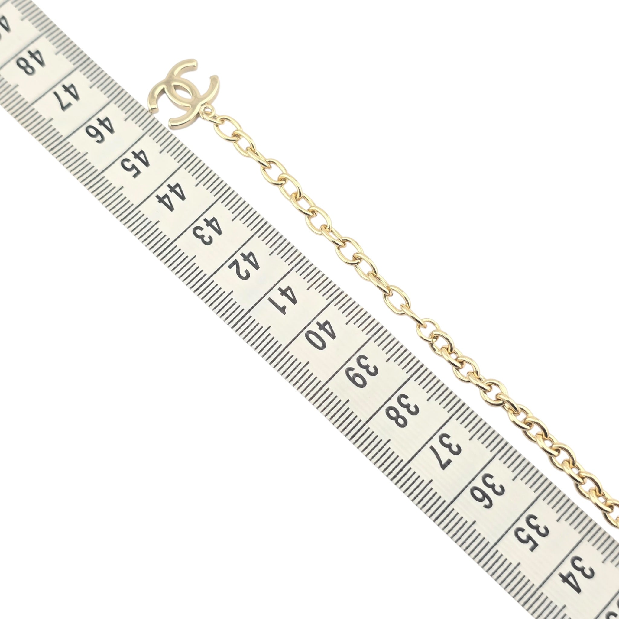 Chanel CC Faux Pearl Large Crystal Necklace 2025 CHANEL