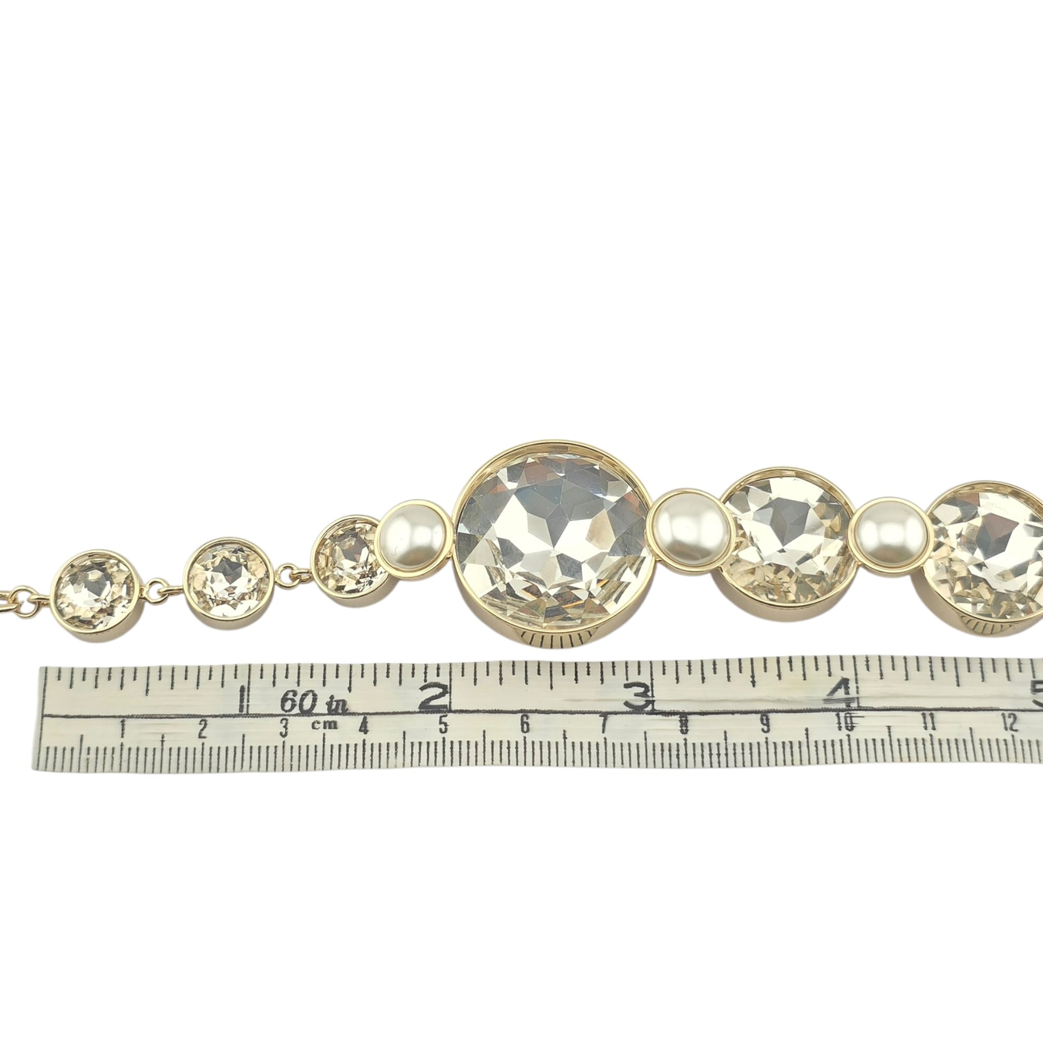 Chanel CC Faux Pearl Large Crystal Necklace 2025 CHANEL