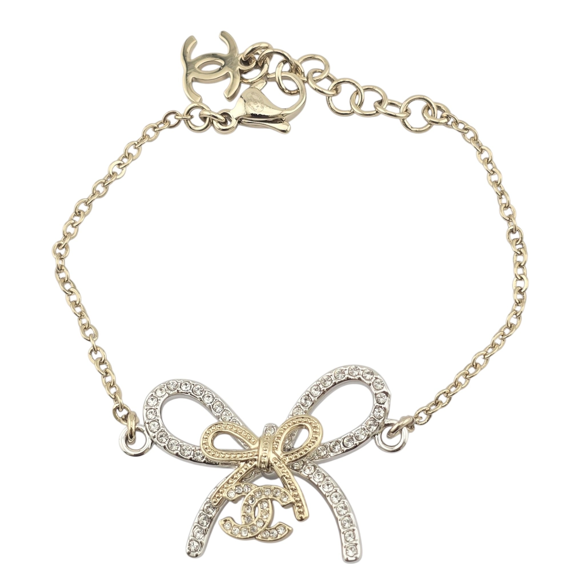 Chanel CC Gold Silver Bow Bracelets 2025 BIJOUX HEAVEN