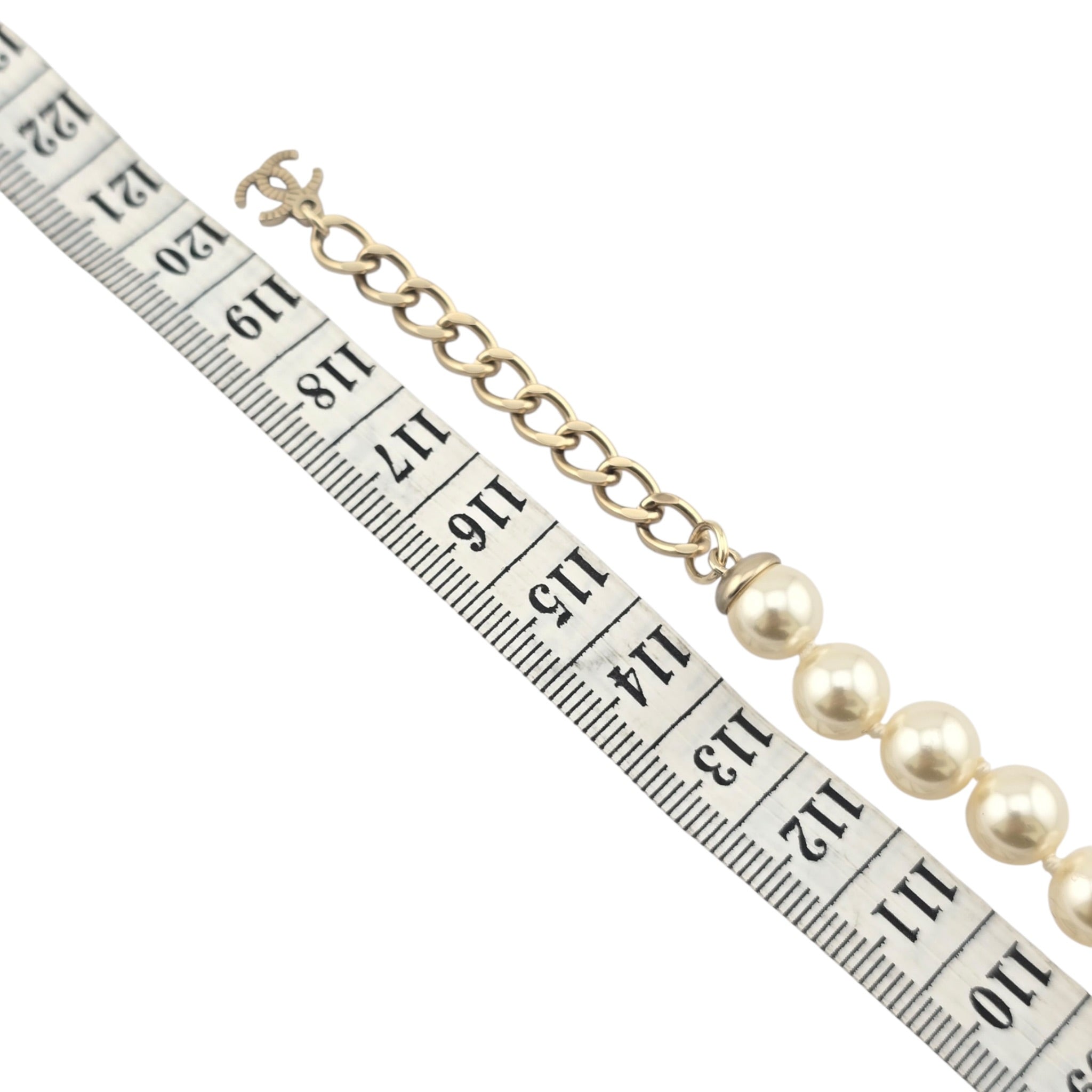 Chanel CC Faux Pearl Black Long Necklace 2025 CHANEL