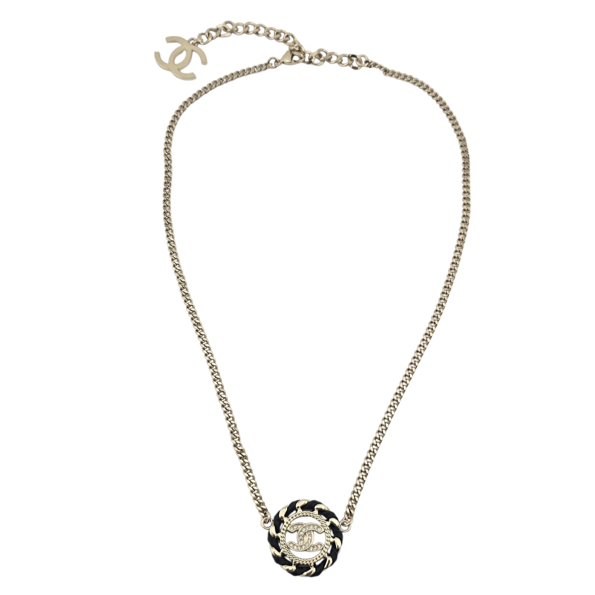 Chanel CC Round Pendant Necklace 2026 CHANEL