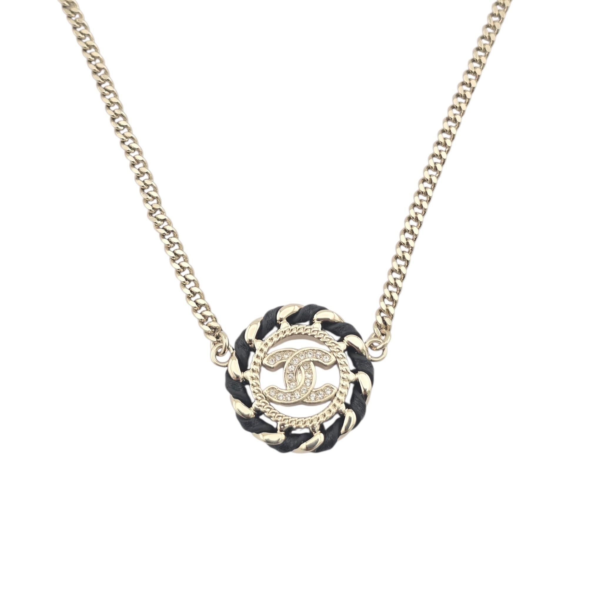 Chanel CC Round Pendant Necklace 2026 CHANEL